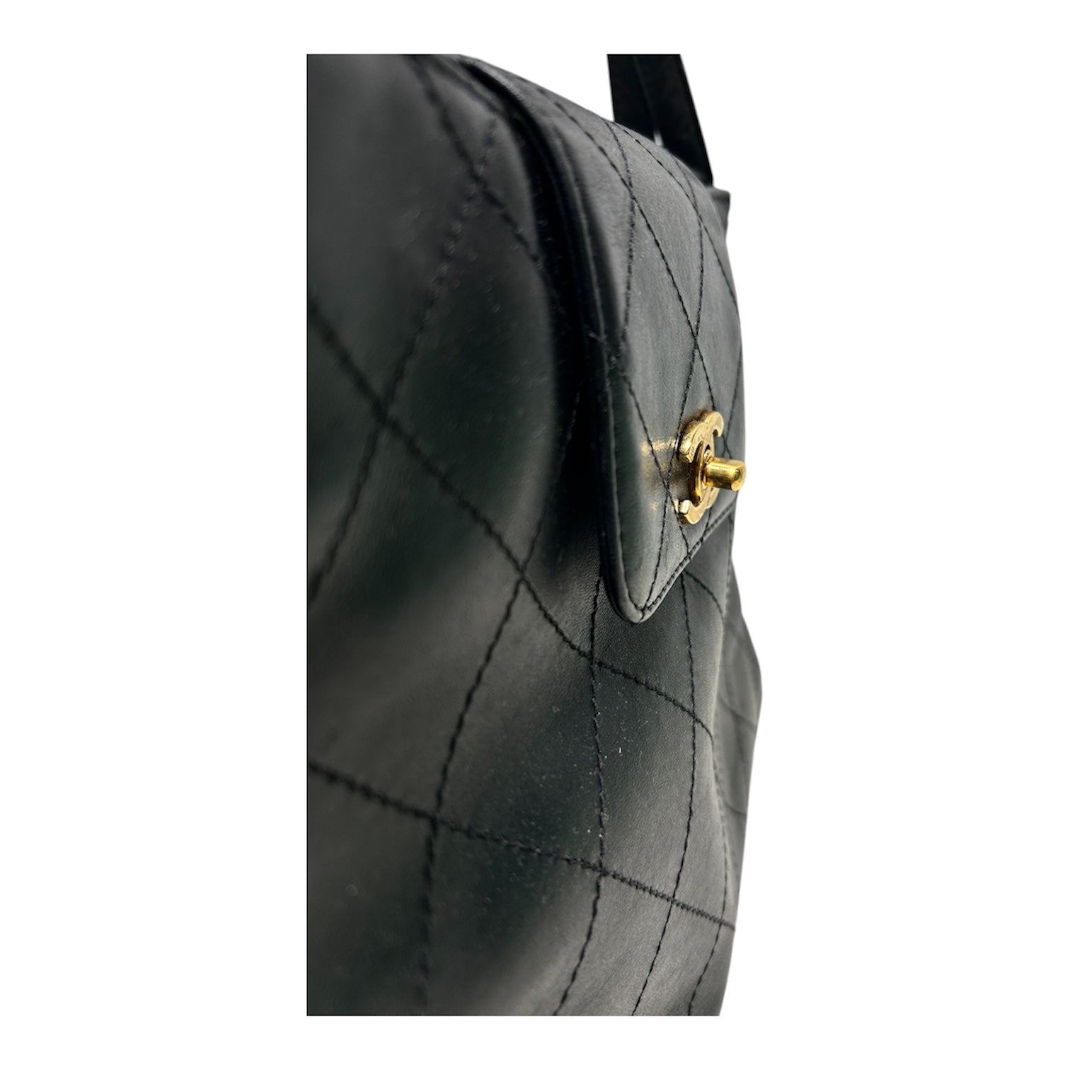 CHANEL/Bag/Leather/BLK/QUILTED view 6