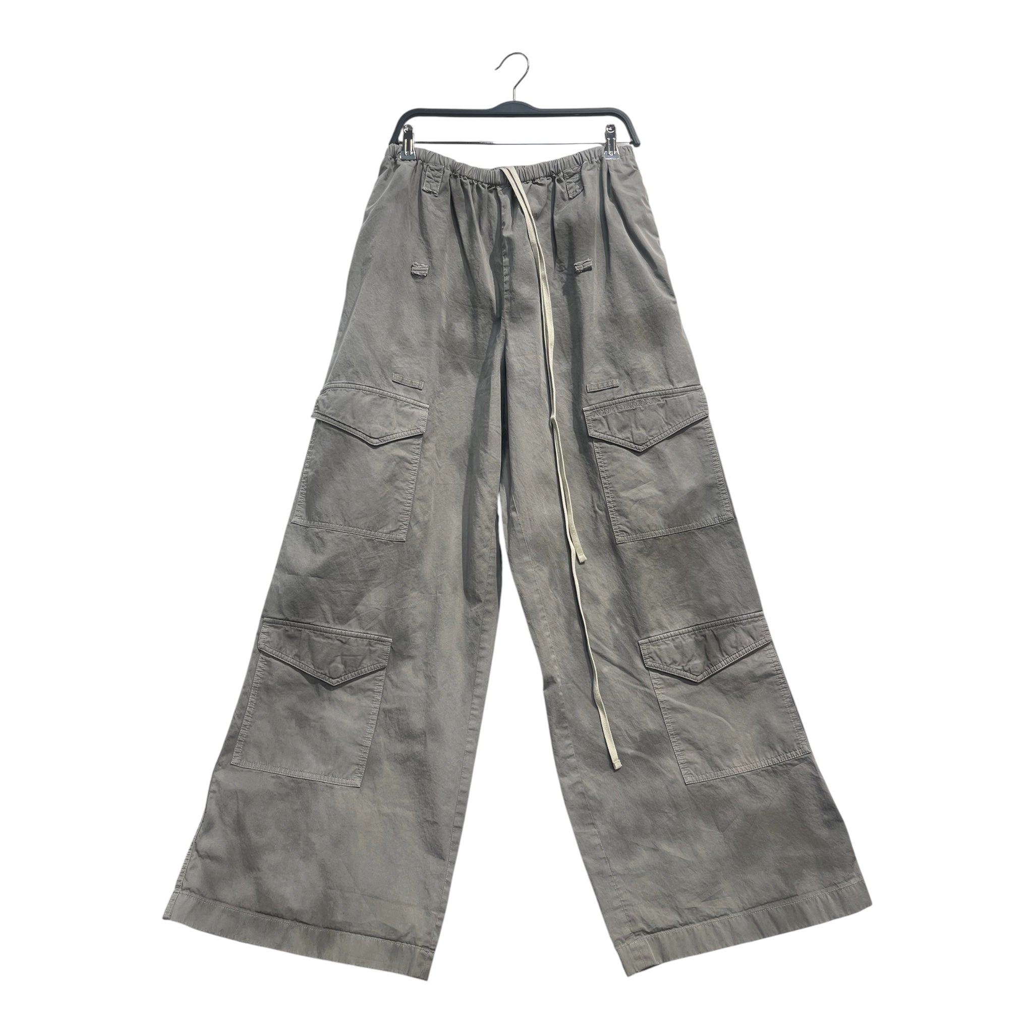 Acne Studios/Cargo Pants/L/Cotton/GRY/PROBERO WIDE CARGO PANT view 1