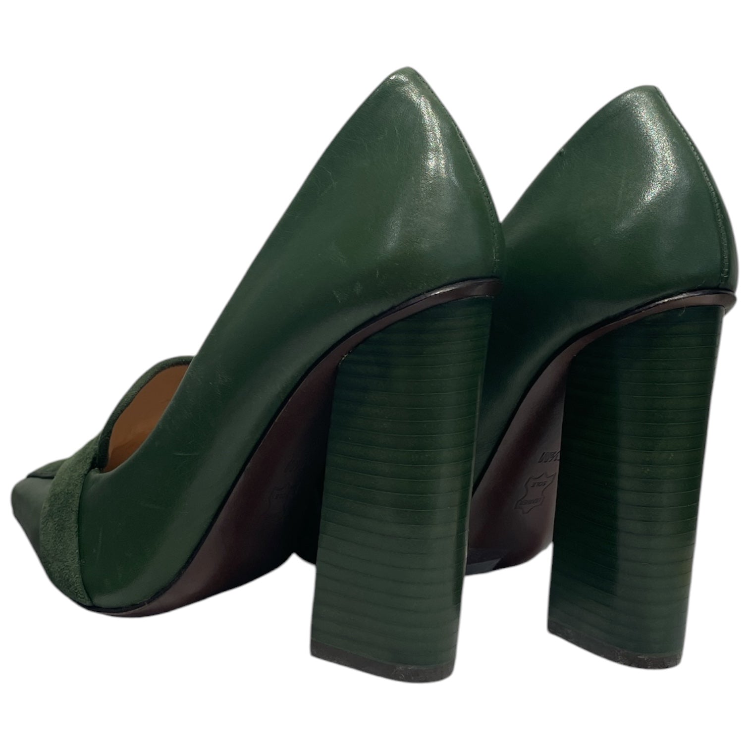 TORY BURCH/Heels/US 5.5/Suede/GRN/Green Suede Smith Pumps view 2