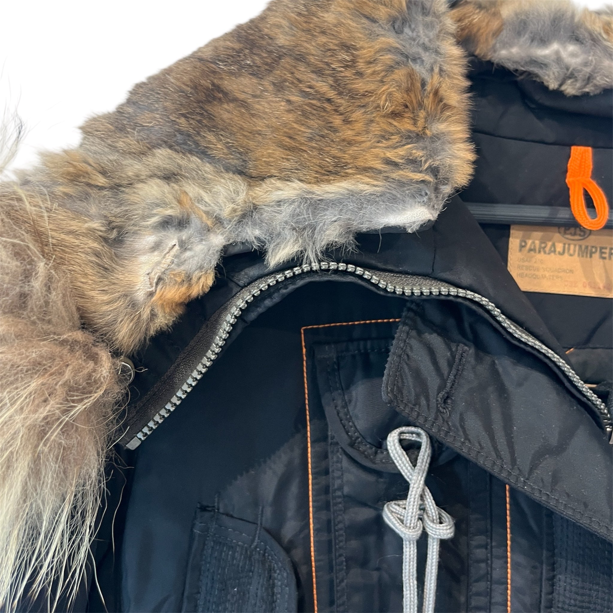 PARAJUMPERS/Jacket/M/Nylon/BLK/Parajumpers Fur Hooded Jkt view 8