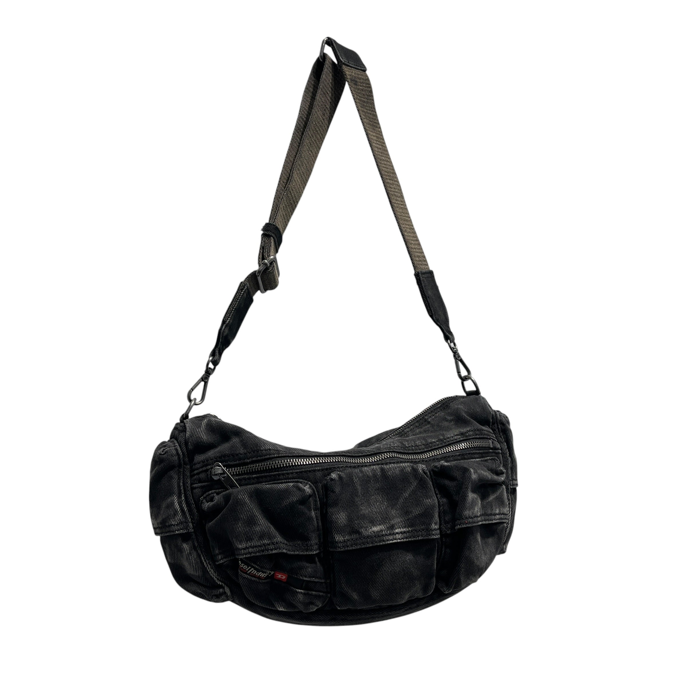DIESEL/Bag/Denim/BLK/diesel multi pocket denim bag view 9