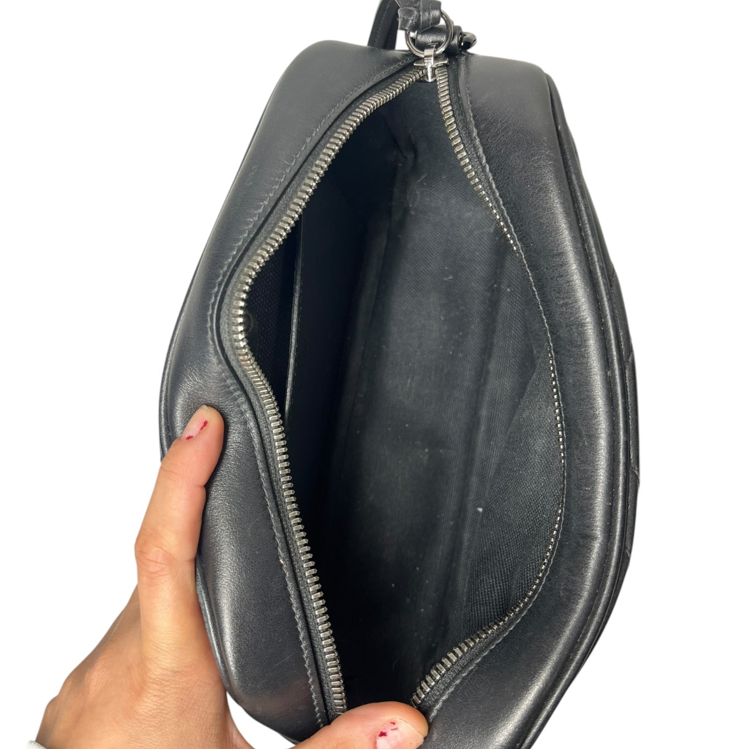 GUCCI/Cross Body Bag/Leather/BLK/marmont view 4