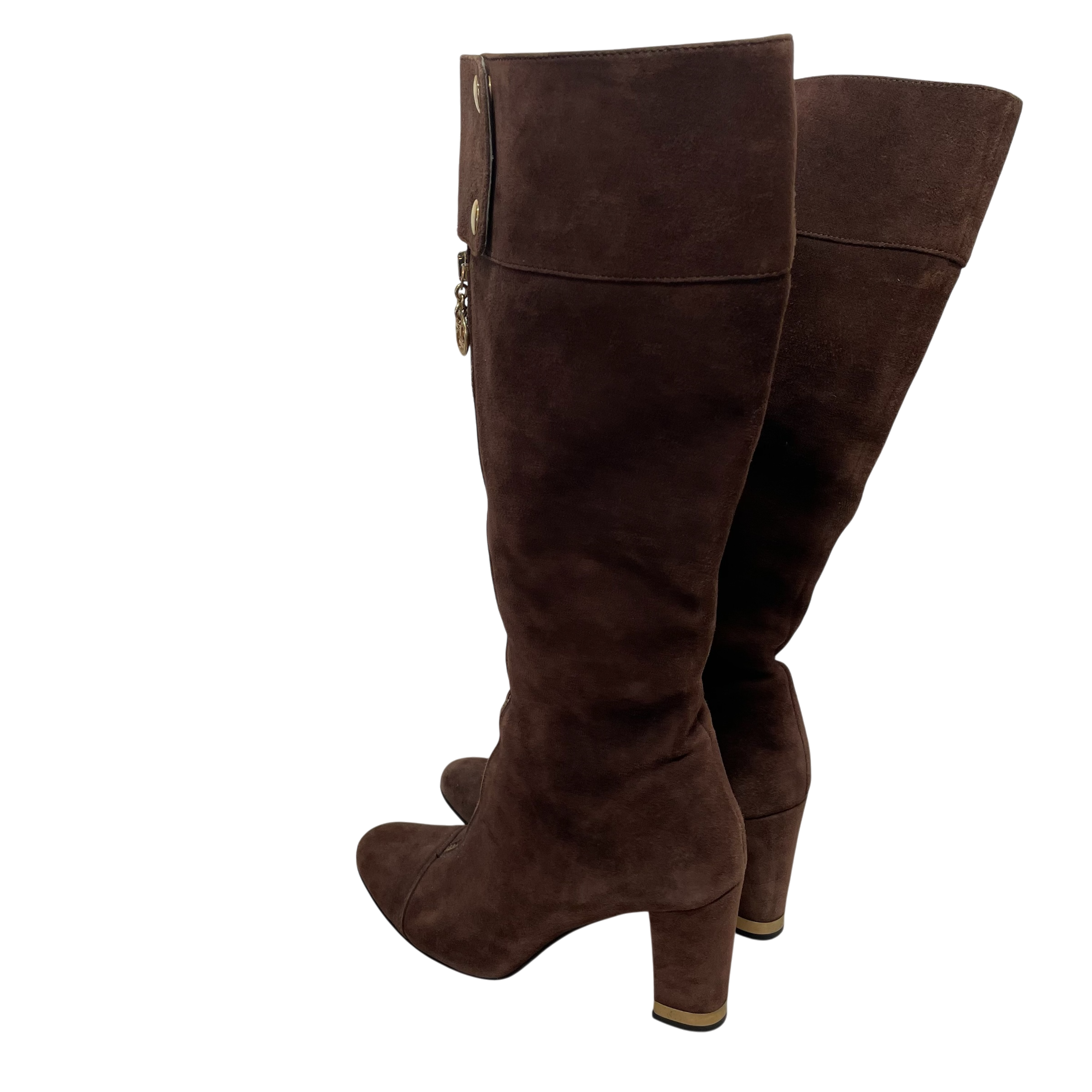 BELLOFATTO/Long Boots/US 9.5/Suede/BRW/ view 2