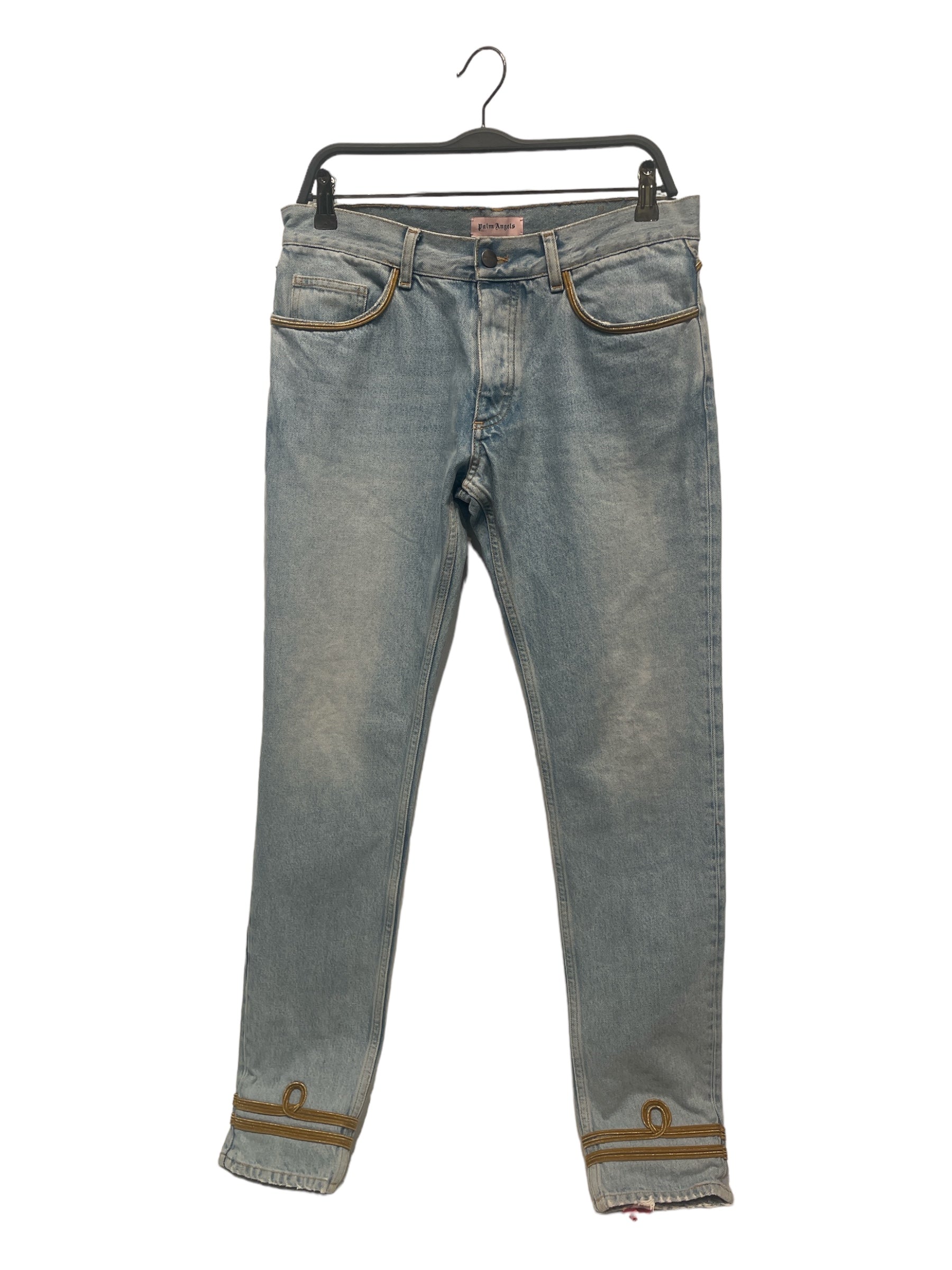Palm Angels/Skinny Pants/31/Denim/IDG/ view 1