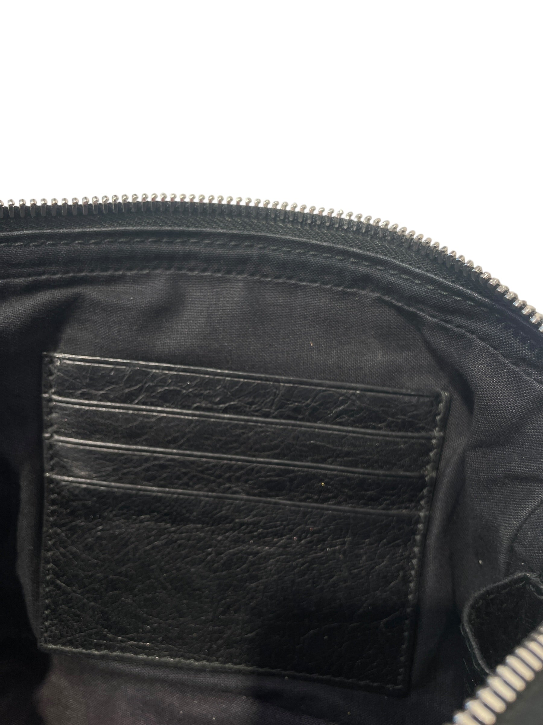 BALENCIAGA/Cross Body Bag/Graphic/Leather/BLK/CLASSIC REPORTER/GRAFFITI view 10