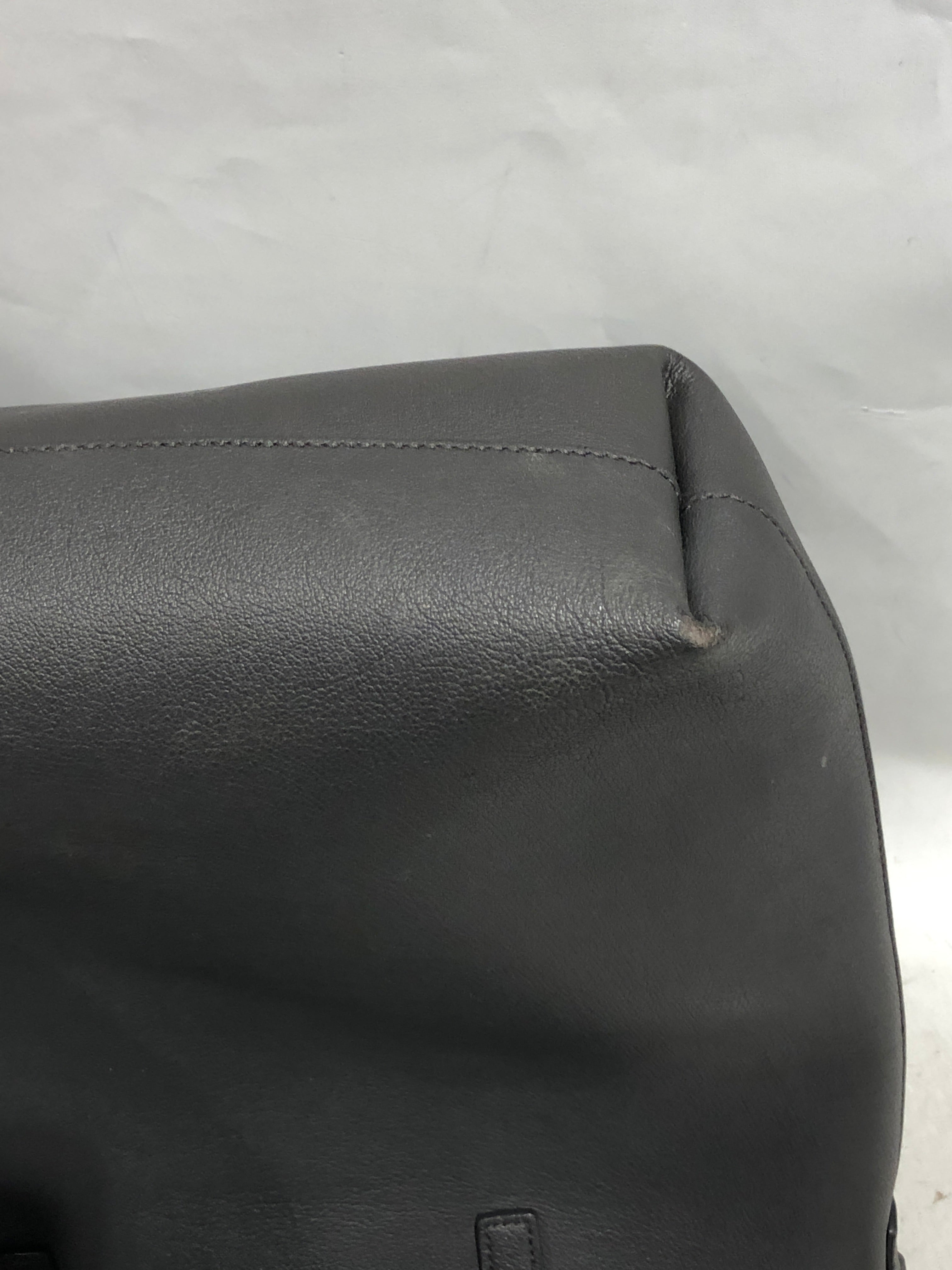 SAINT LAURENT/Tote Bag/Leather/GRY/SHOPPING TOTE BAG view 5