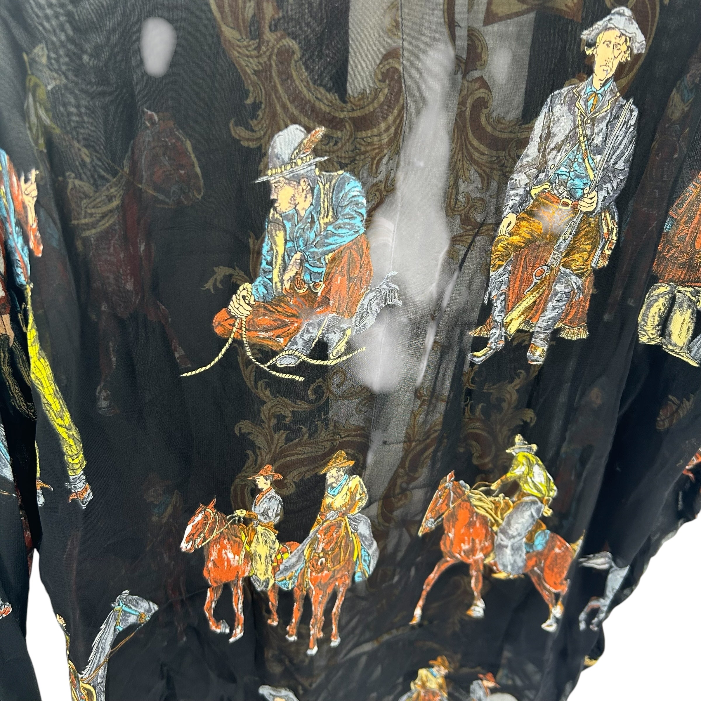 VERSUS VERSACE/WESTERN/LS Shirt/Multicolor view 6