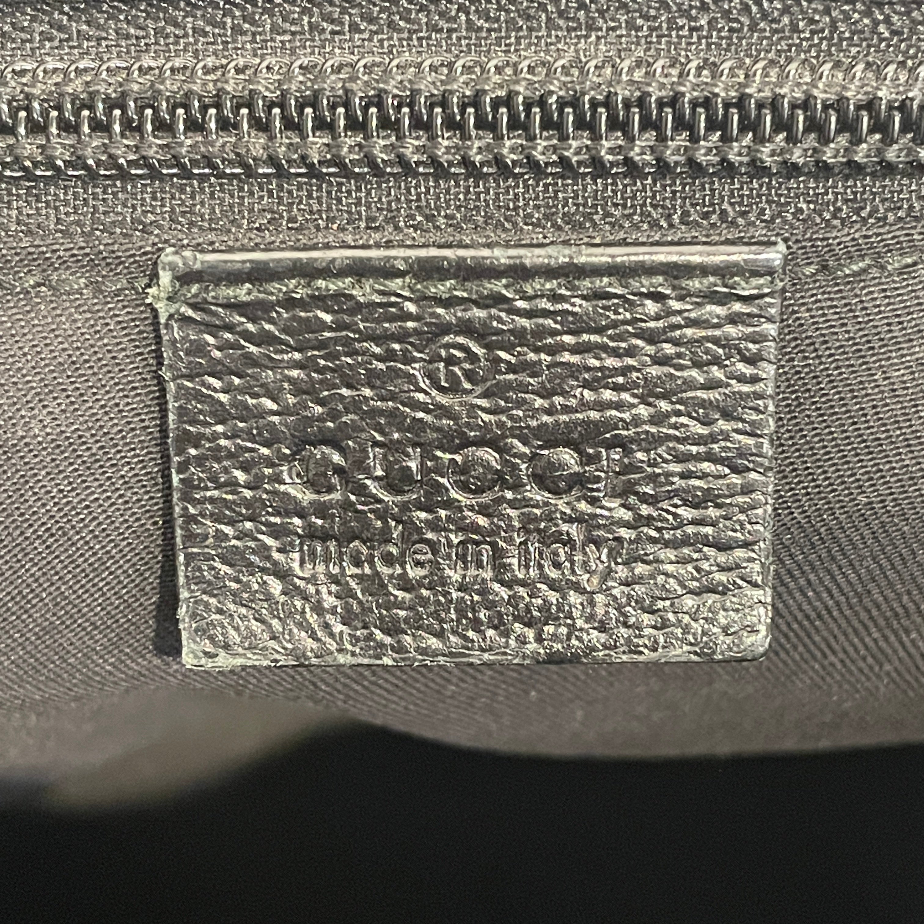 GUCCI/Hand Bag/Monogram/Cotton/BLK/MONOGRAM HOBO WEB view 9