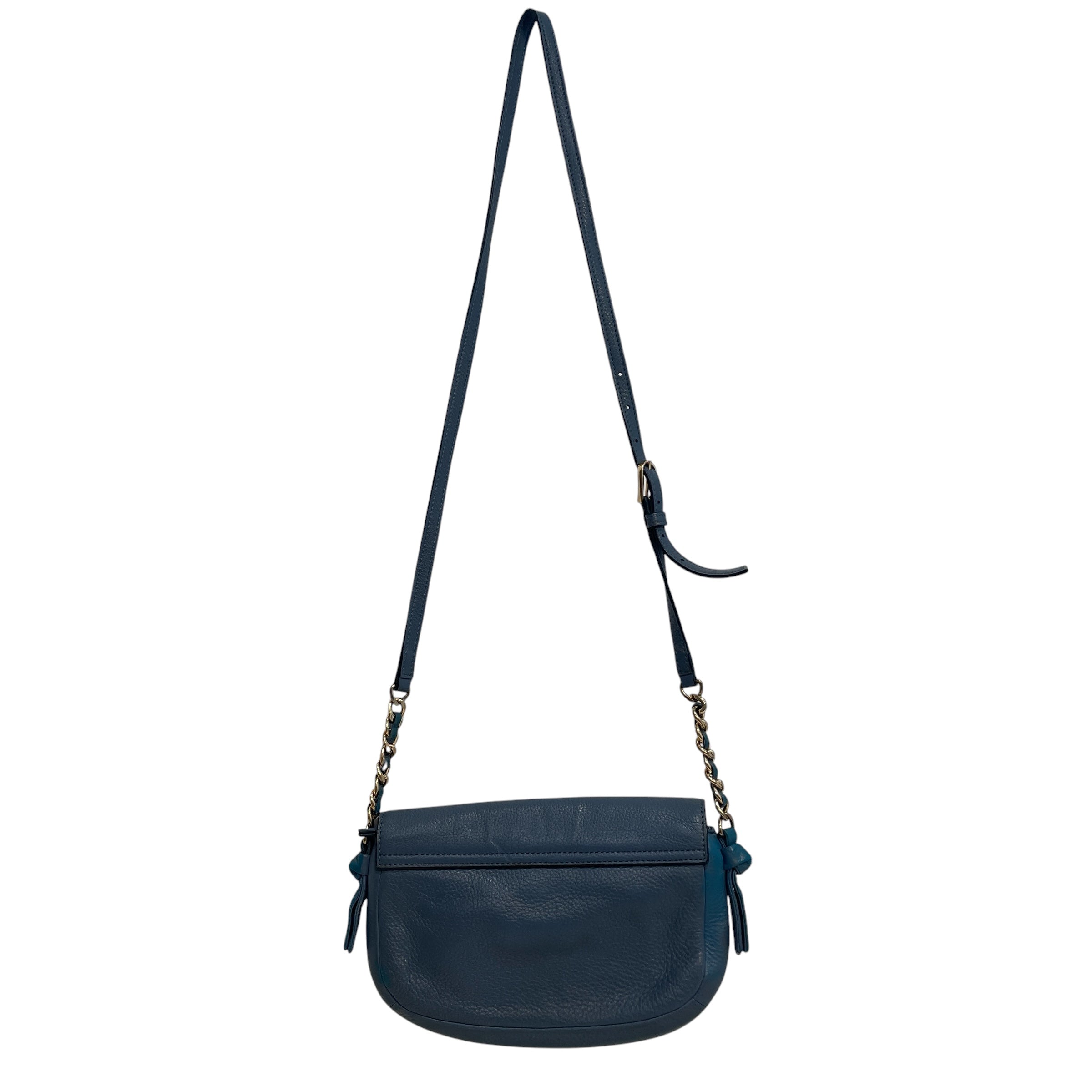 TORY BURCH/Cross Body Bag/Leather/BLU/Harper Blue Crossbody view 2