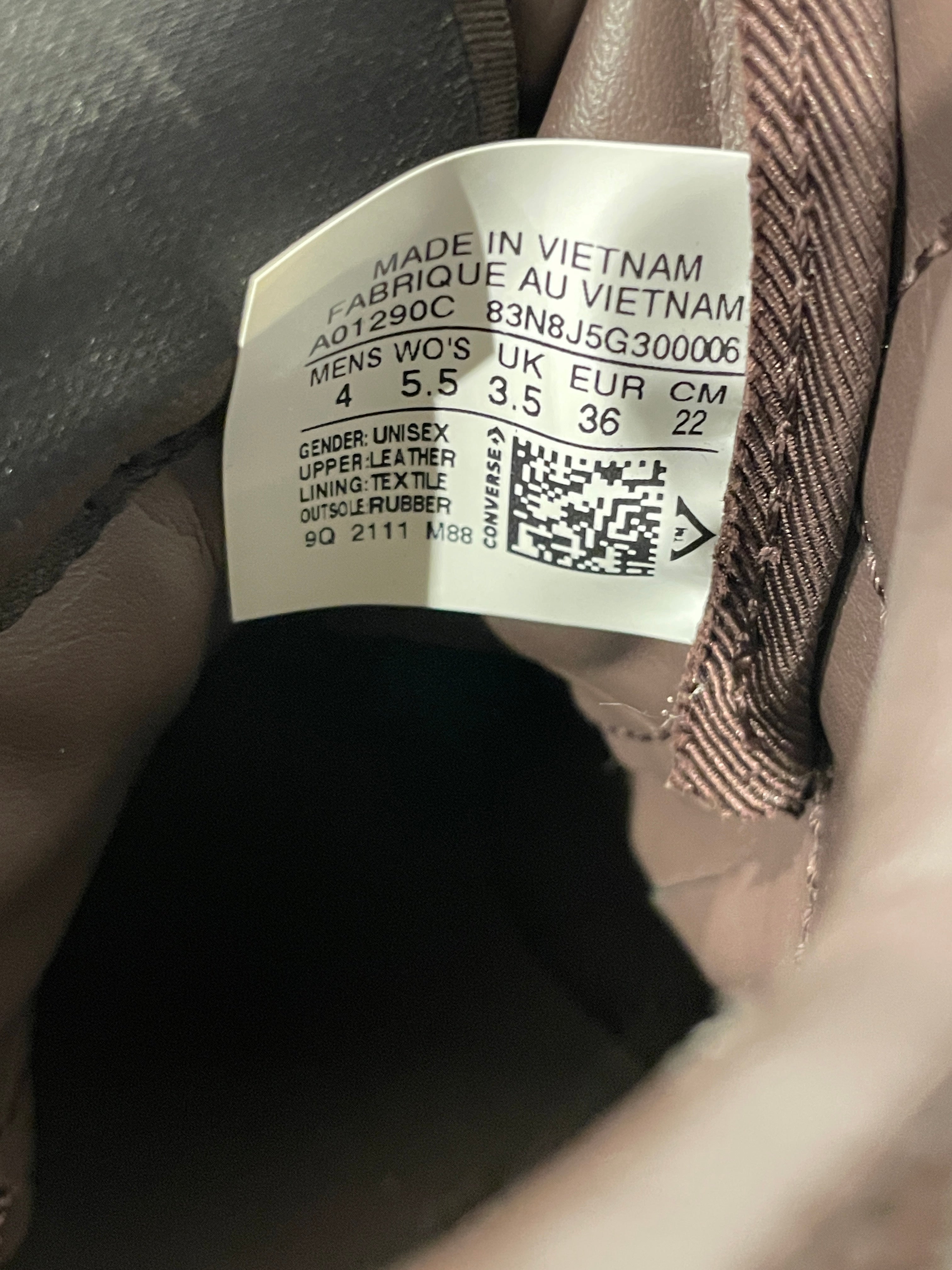 RICK OWENS DRKSHDW/CONVERSE/Hi-Sneakers/US 5.5/BRW/TURBOWPN view 6