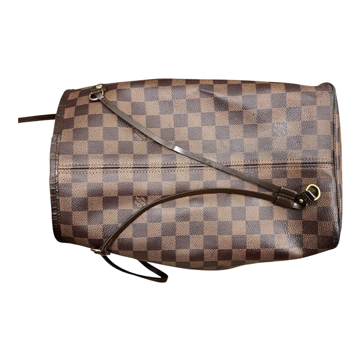 LOUIS VUITTON/Tote Bag/Monogram/Leather/BRW/neverfull bandouliere view 3