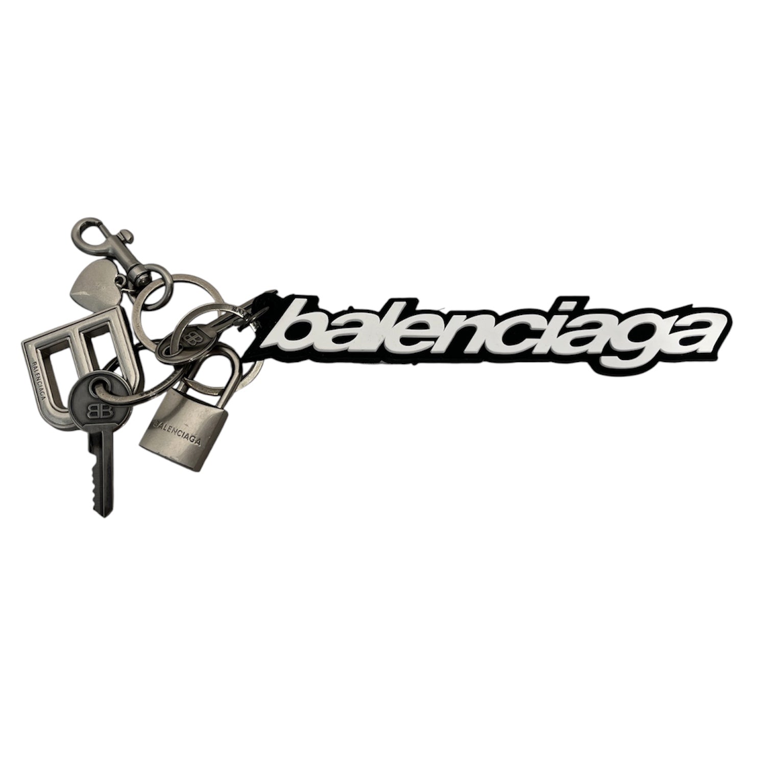 BALENCIAGA/Accessories/SLV/M's/CHARM/SLVR LCK/KEYS/ view 1