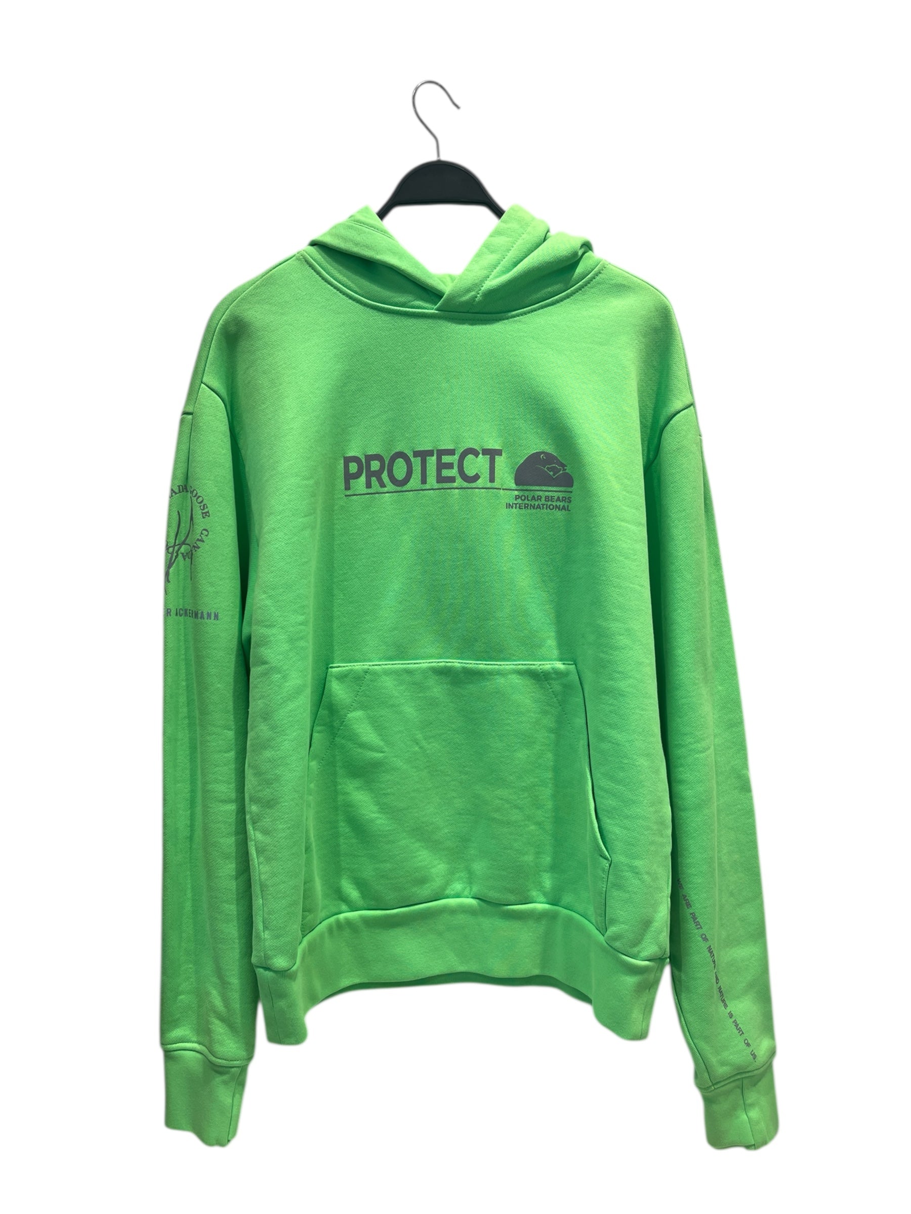 CANADA GOOSE/Hoodie/L/Cotton/GRN/PROTECT PBI HOODIE view 1