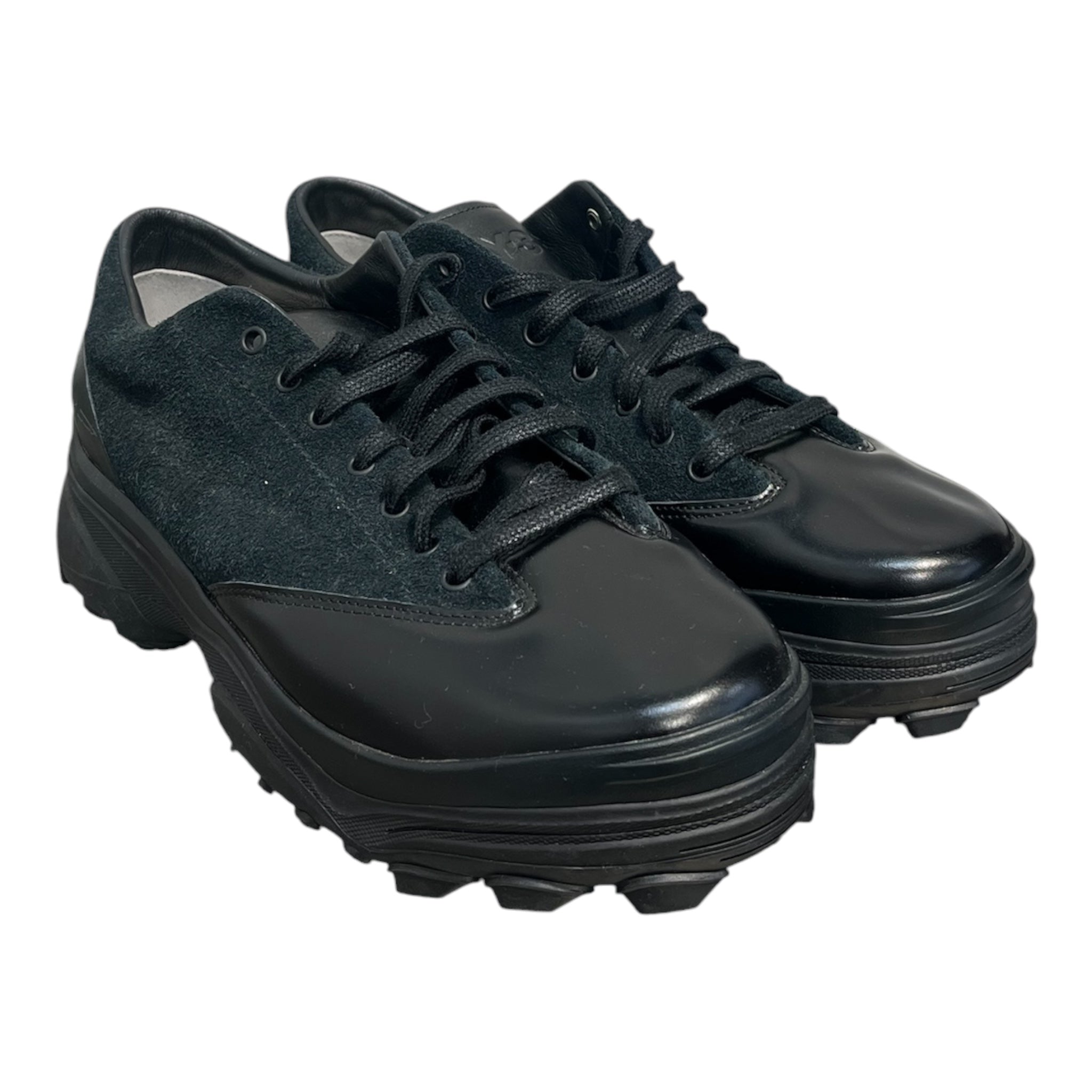 Y-3/adidas/Low-Sneakers/US 11/Leather/BLK/MIX SUEDE GSG9 LO view 1