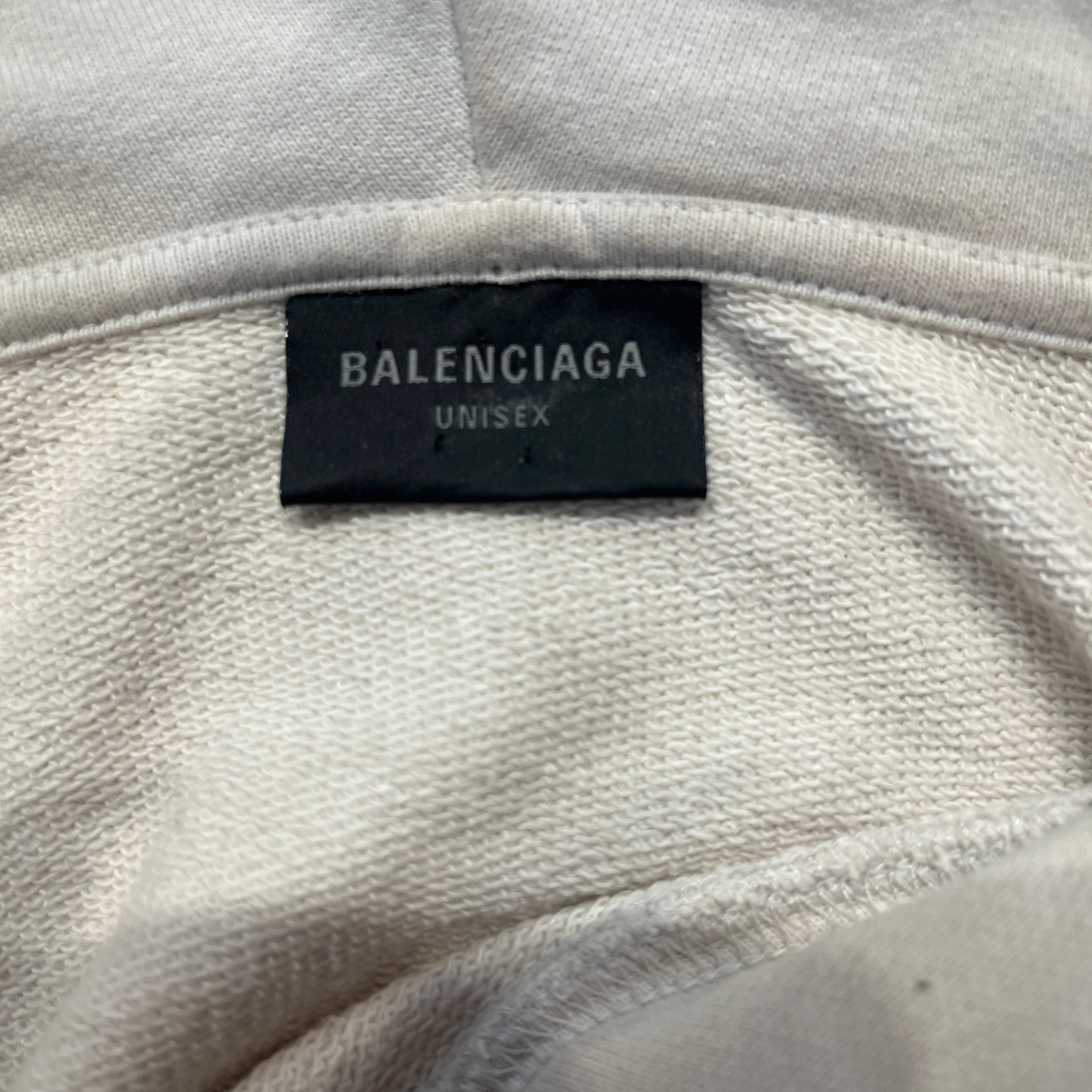 BALENCIAGA/Hoodie/2/Cotton/BEG/XXXL/1917 view 3