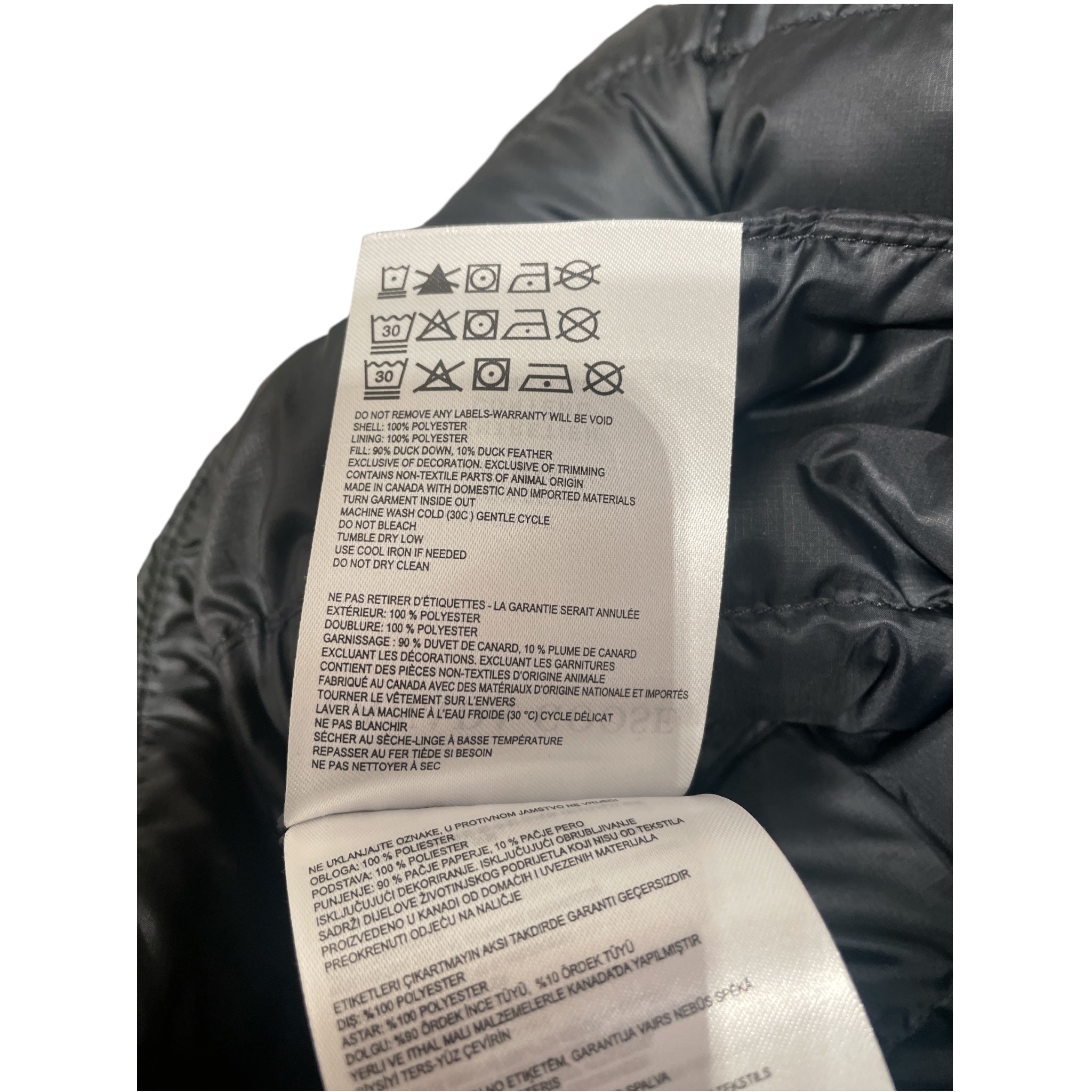 CANADA GOOSE/Vest/S/Nylon/BLK/LIGHT /BLK/VEST BLACK LETTERS view 4