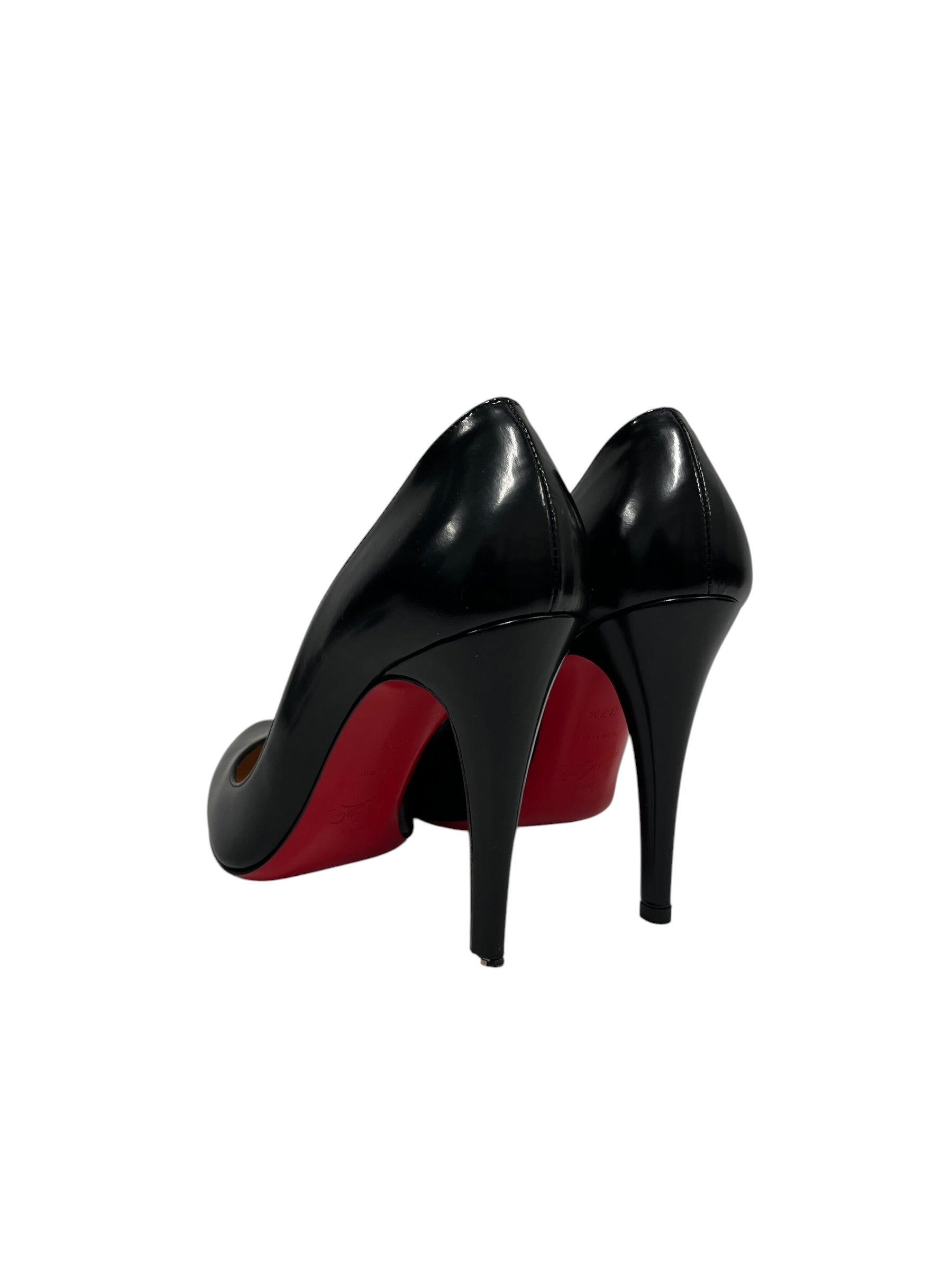 Christian Louboutin/Heels/EU 37.5/Leather/BLK/Kate Heels view 2