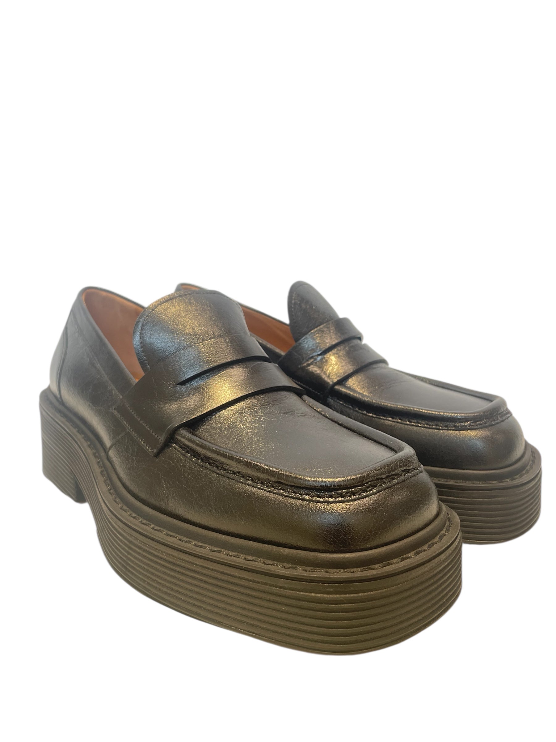 MARNI/Loafers/EU 39/Leather/BLK/ view 1