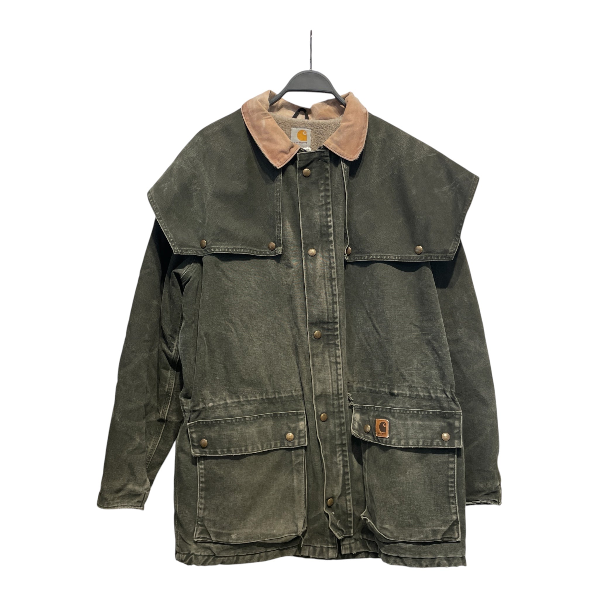 Carhartt/Quilted Jkt/L/Cotton/GRN/CW043 Duster Jacket view 1