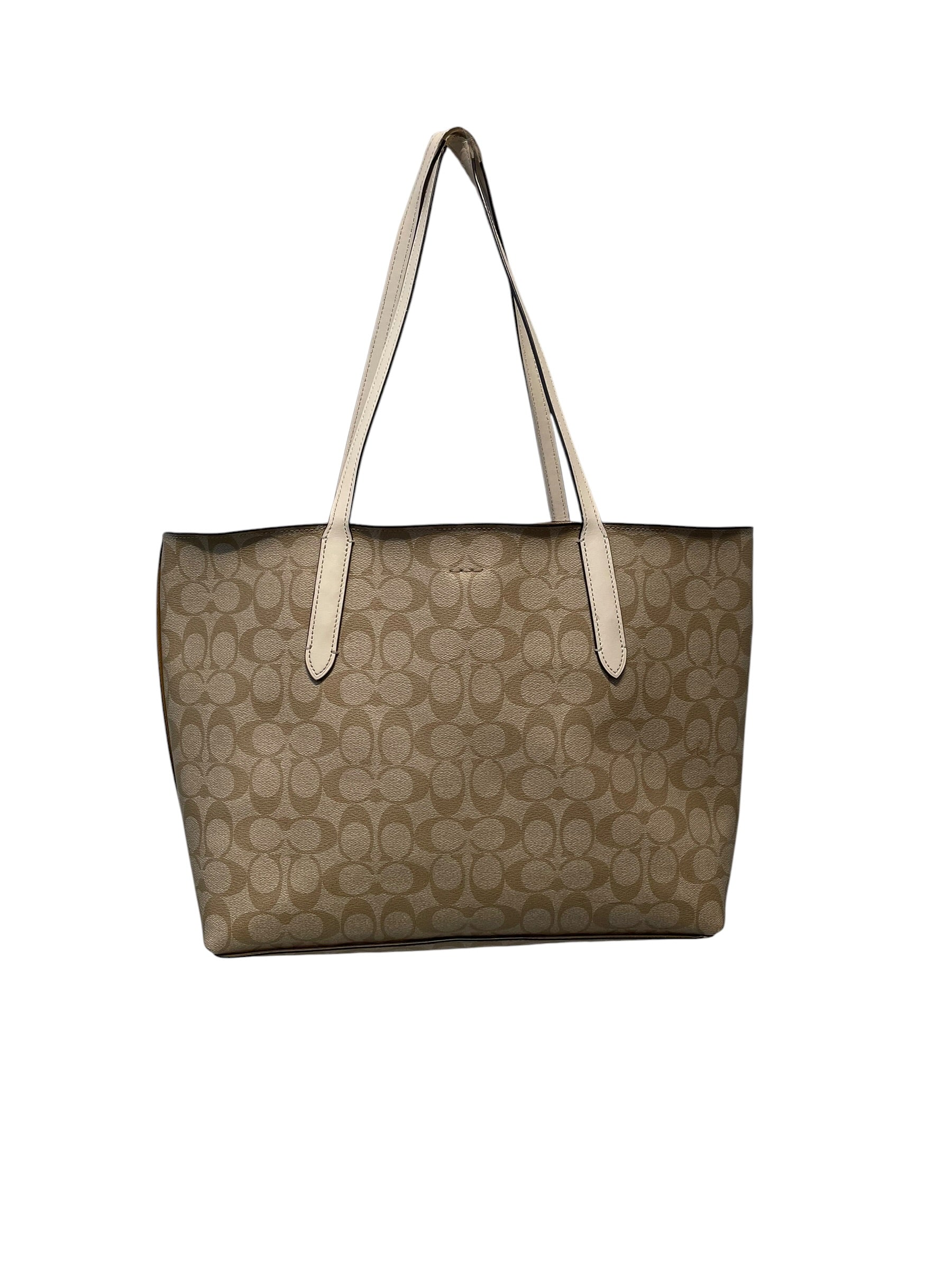 COACH/Tote Bag/Monogram/Leather/BEG/f67108 view 2