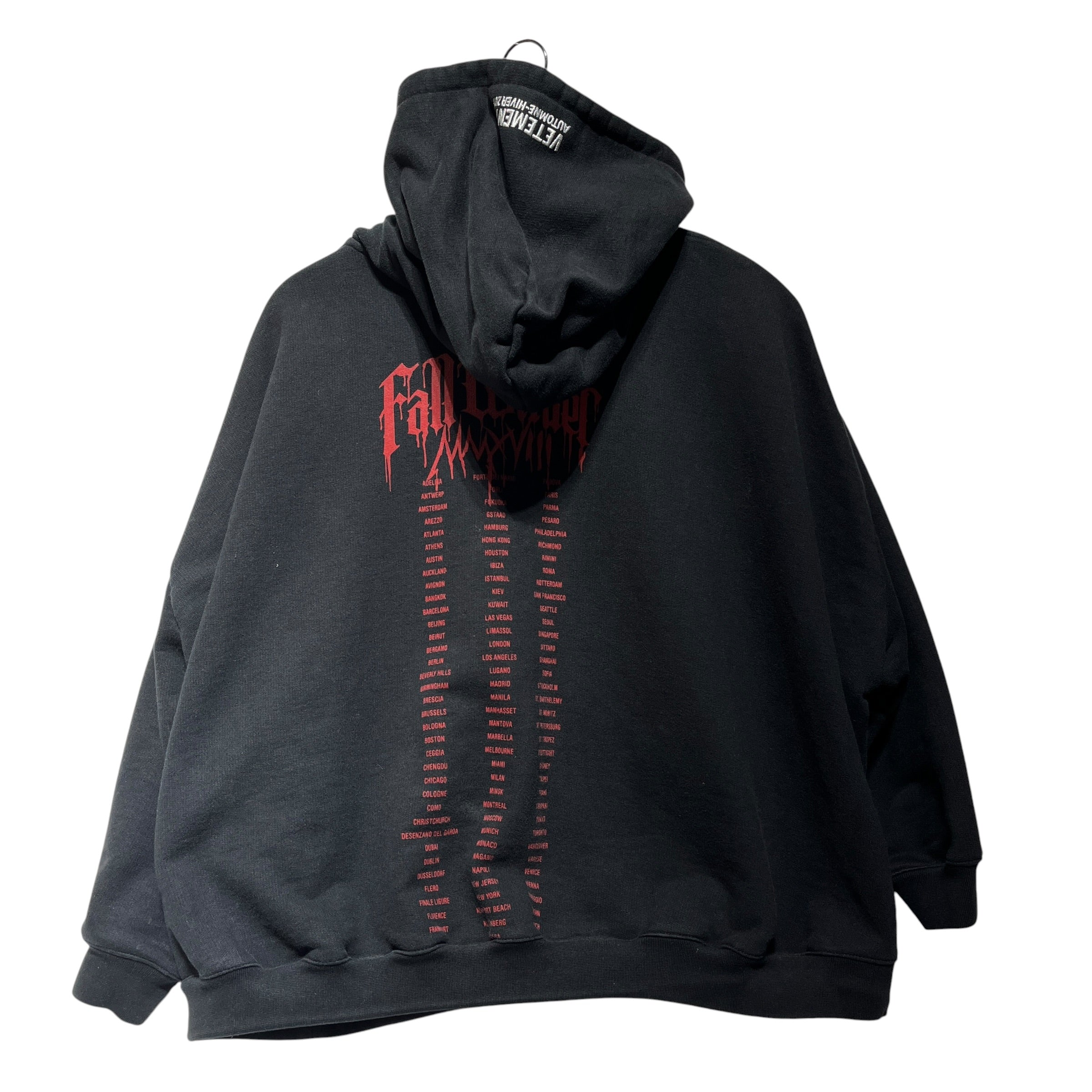 VETEMENTS/Tops/LG/Cotton/BLK/Oversize/cyber sigilism view 2