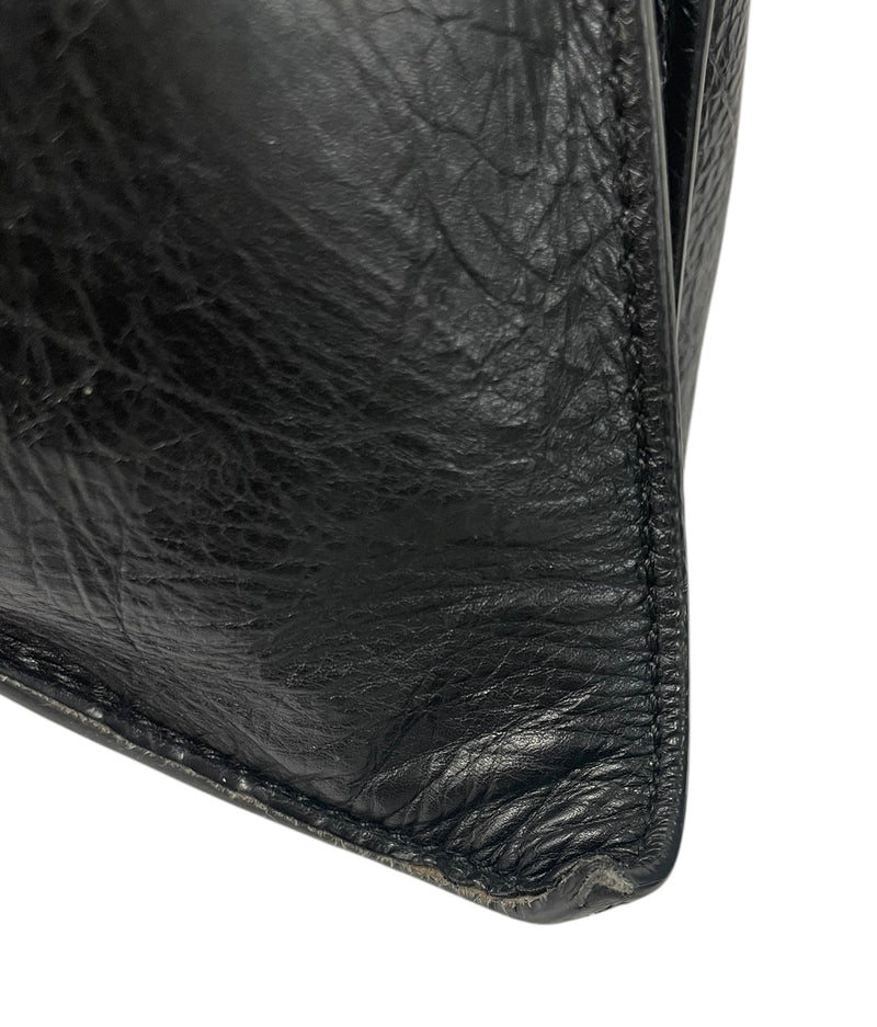 BALENCIAGA/Bag/Leather/BLK/crushed leather