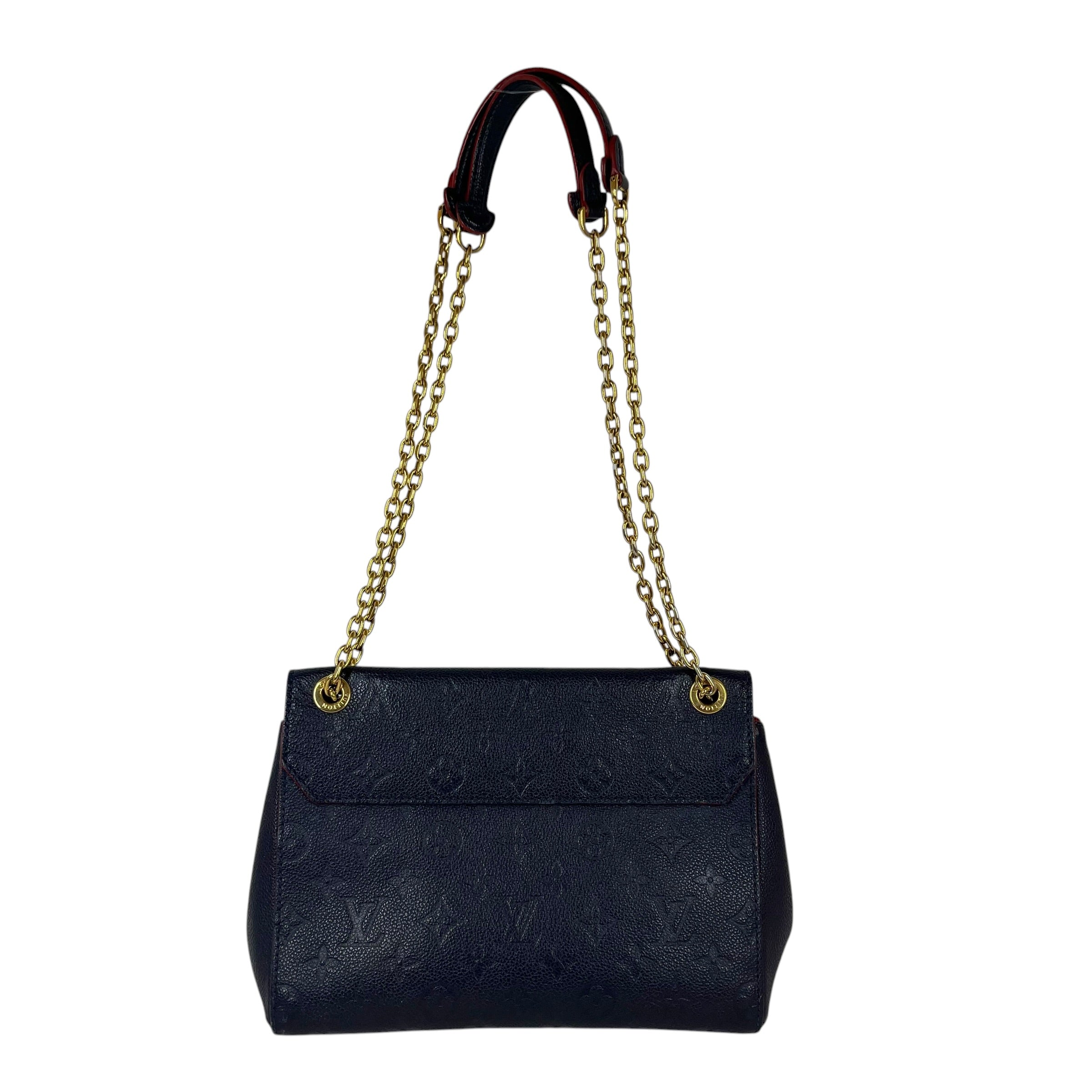 LOUIS VUITTON/Hand Bag/Leather/NVY/vavin view 2