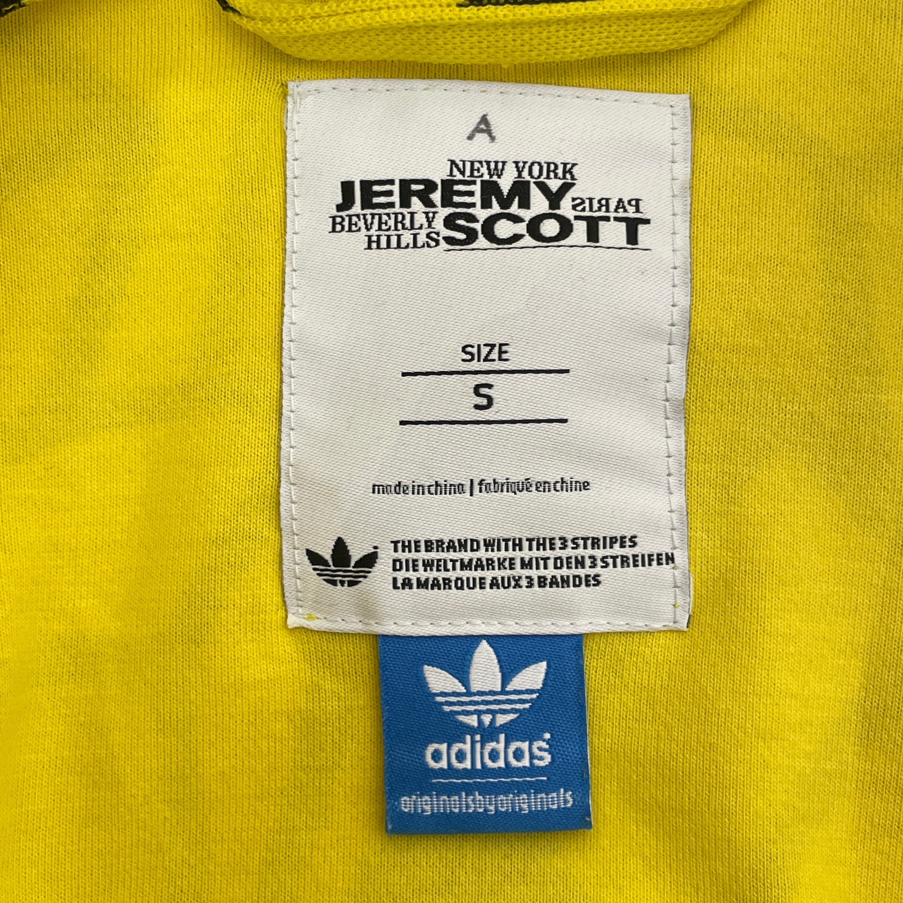 adidas/JEREMY SCOTT/Jacket/S/Cotton/YLW/All Over Print/"FRIES" view 3