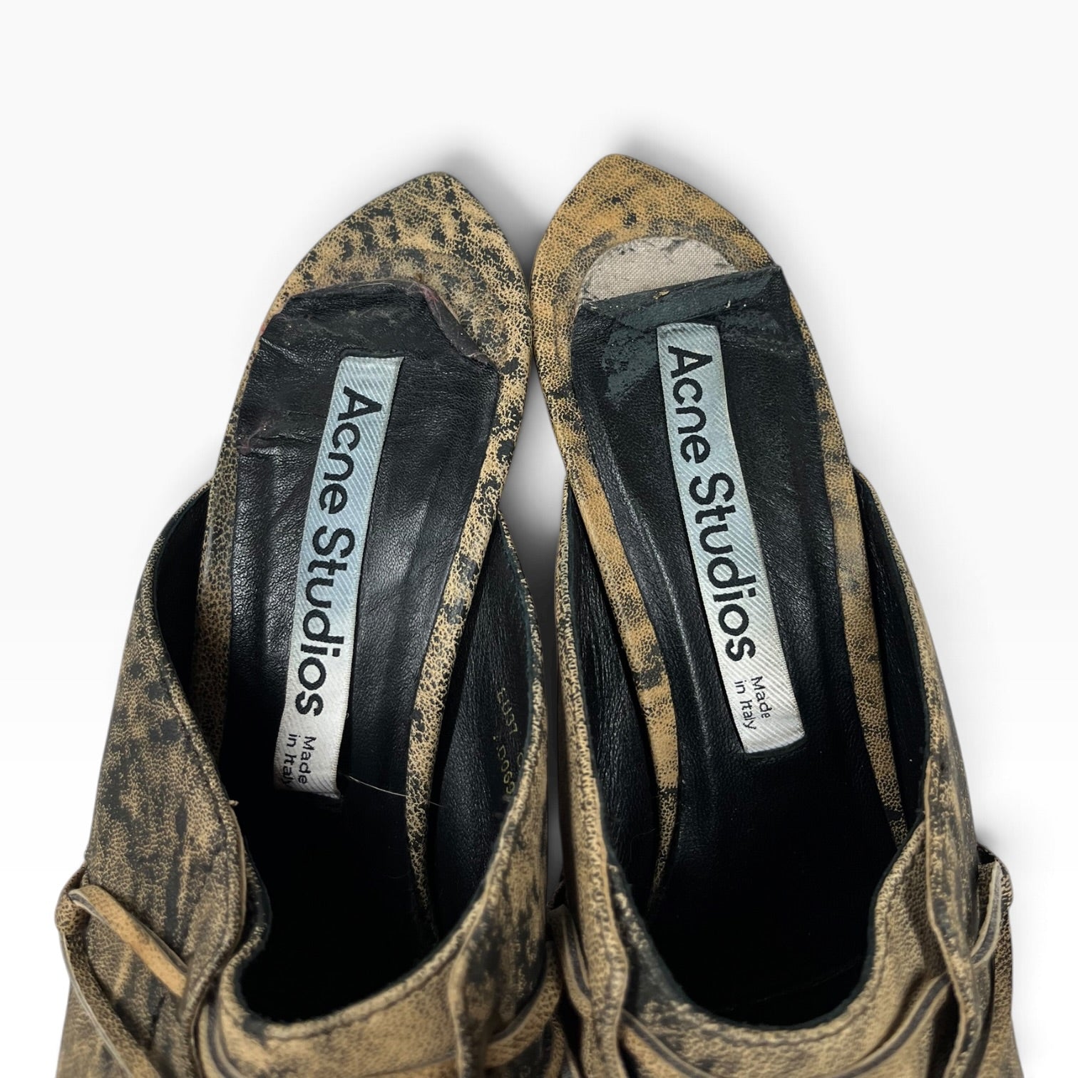 Acne Studios/Heels/EU 37/Leather/CML/V-Tip/Trompe Loeli Leather Heels view 3