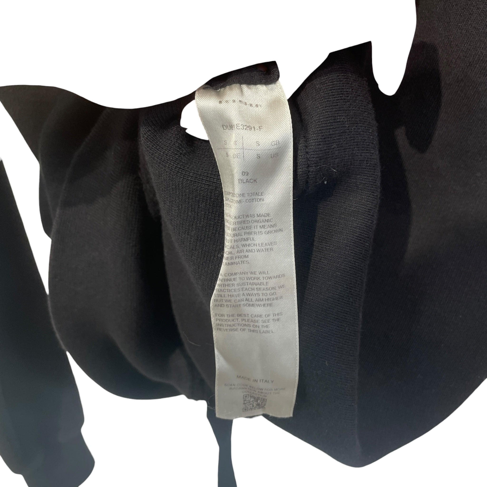 Rick Owens/Zip Up Hoodie/S/Cotton/BLK/Oversize/ view 3