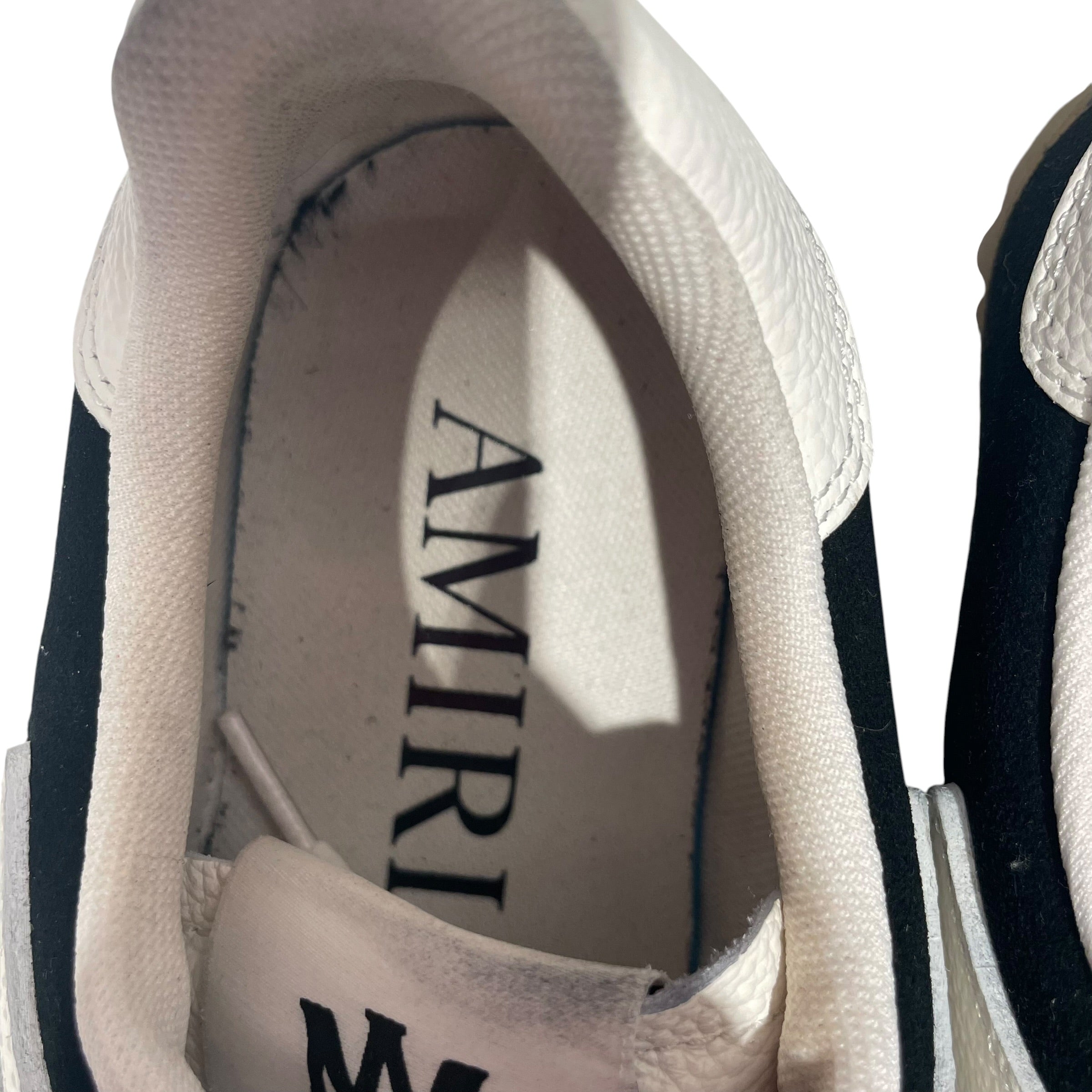 AMIRI/Low-Sneakers/US 9/Cotton/BLK/Pacific Bones Sneaker view 4