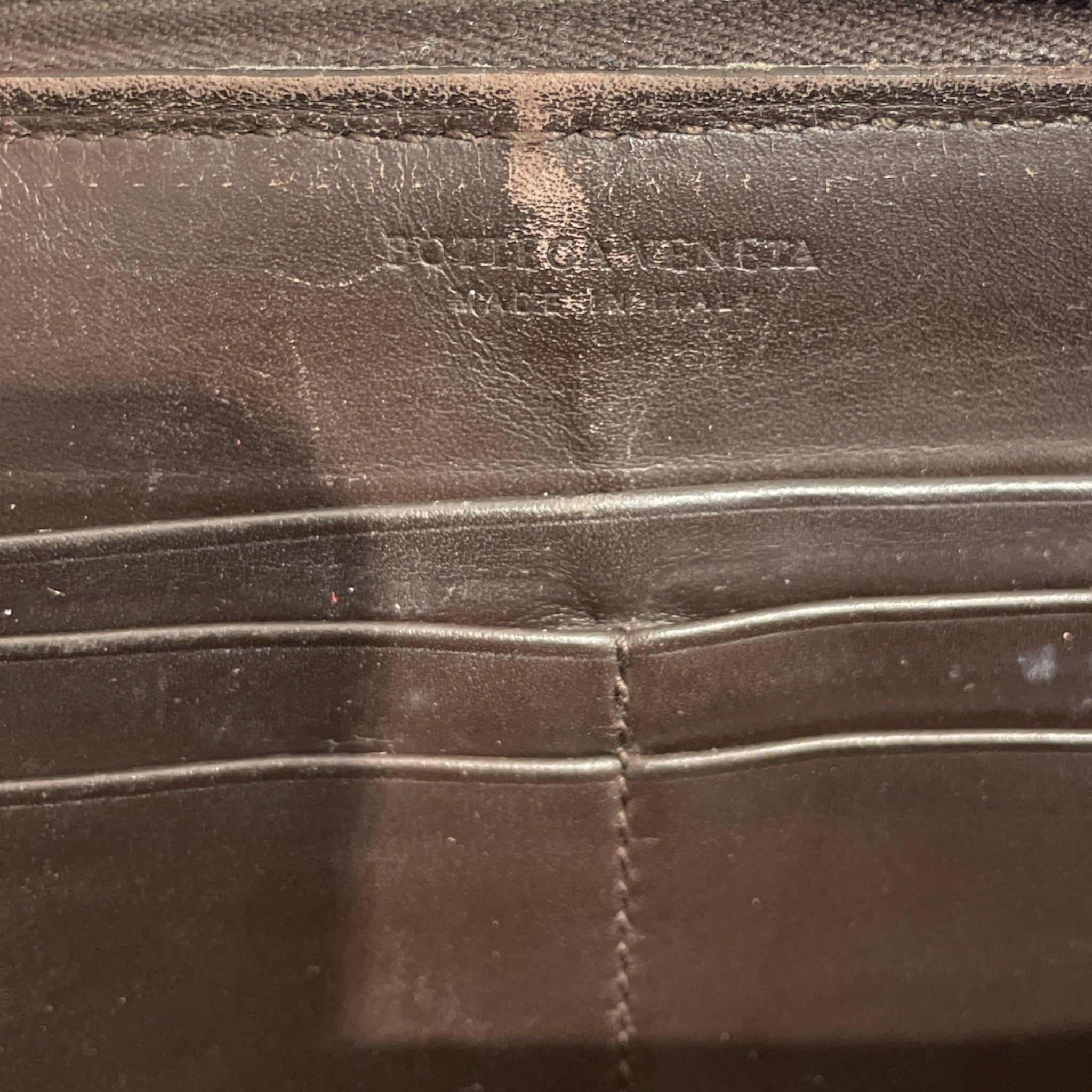 BOTTEGA VENETA/Long Wallet/Leather/BRW/L's/INTRICATO WALLET view 5