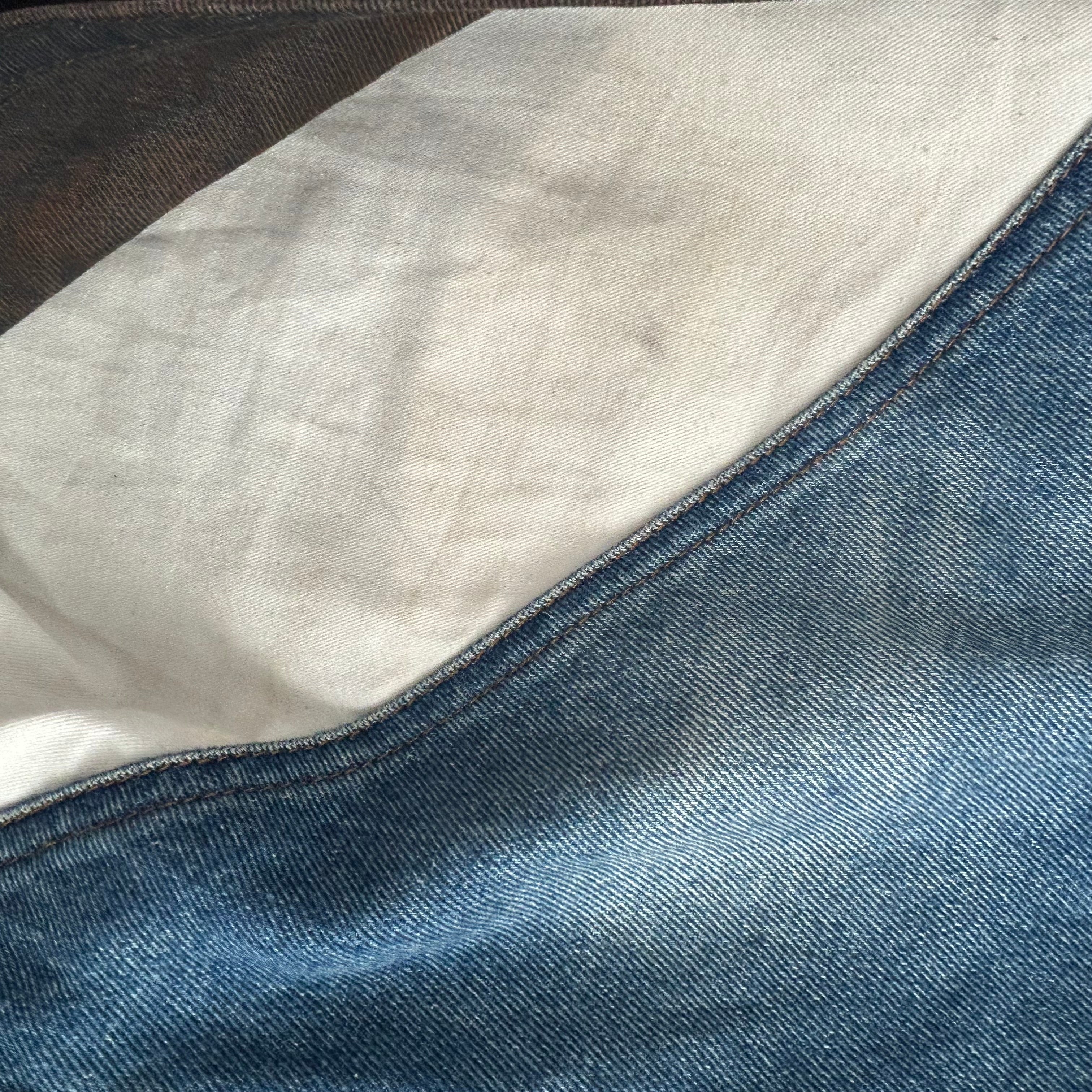 Y/PROJECT/Straight Pants/30/Denim/BLK/TWO TONE view 5