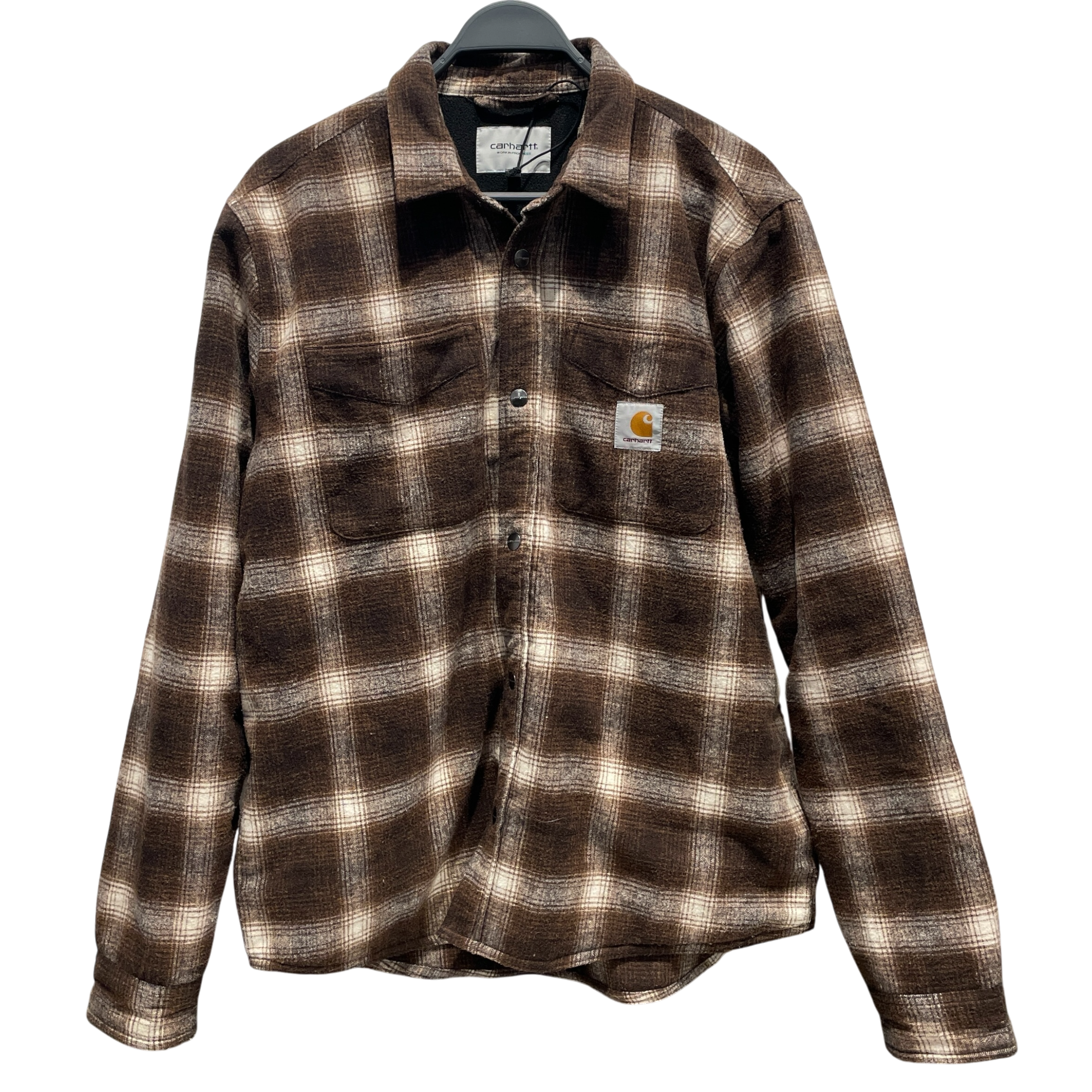 CARHARTT WIP(WORK IN PROGRESS)/Jacket/L/Wool/BRW/Plaid/Lashley Shirt Jacket view 1