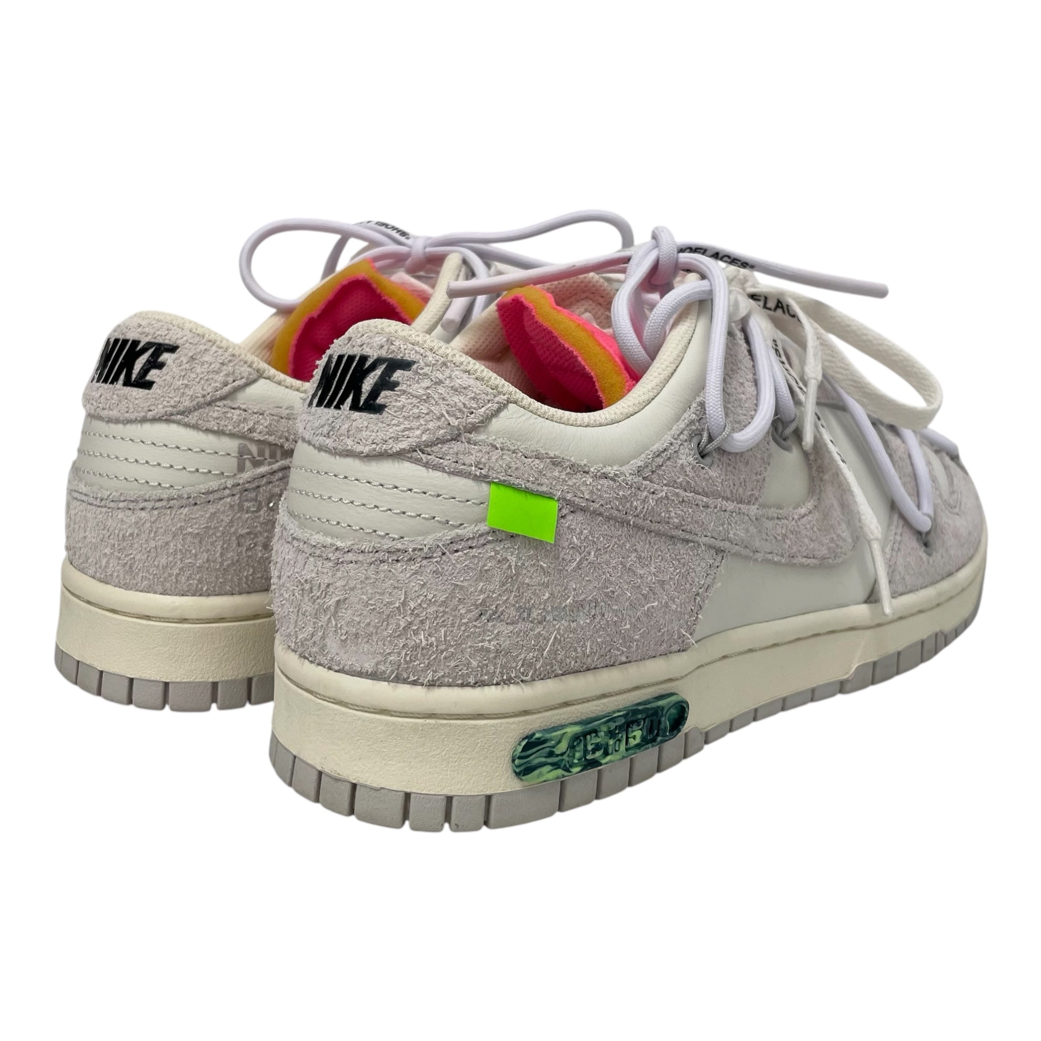 OFF-WHITE/Low-Sneakers/US 9.5/Suede/SLV/DUNK LOW LOT 12 view 3