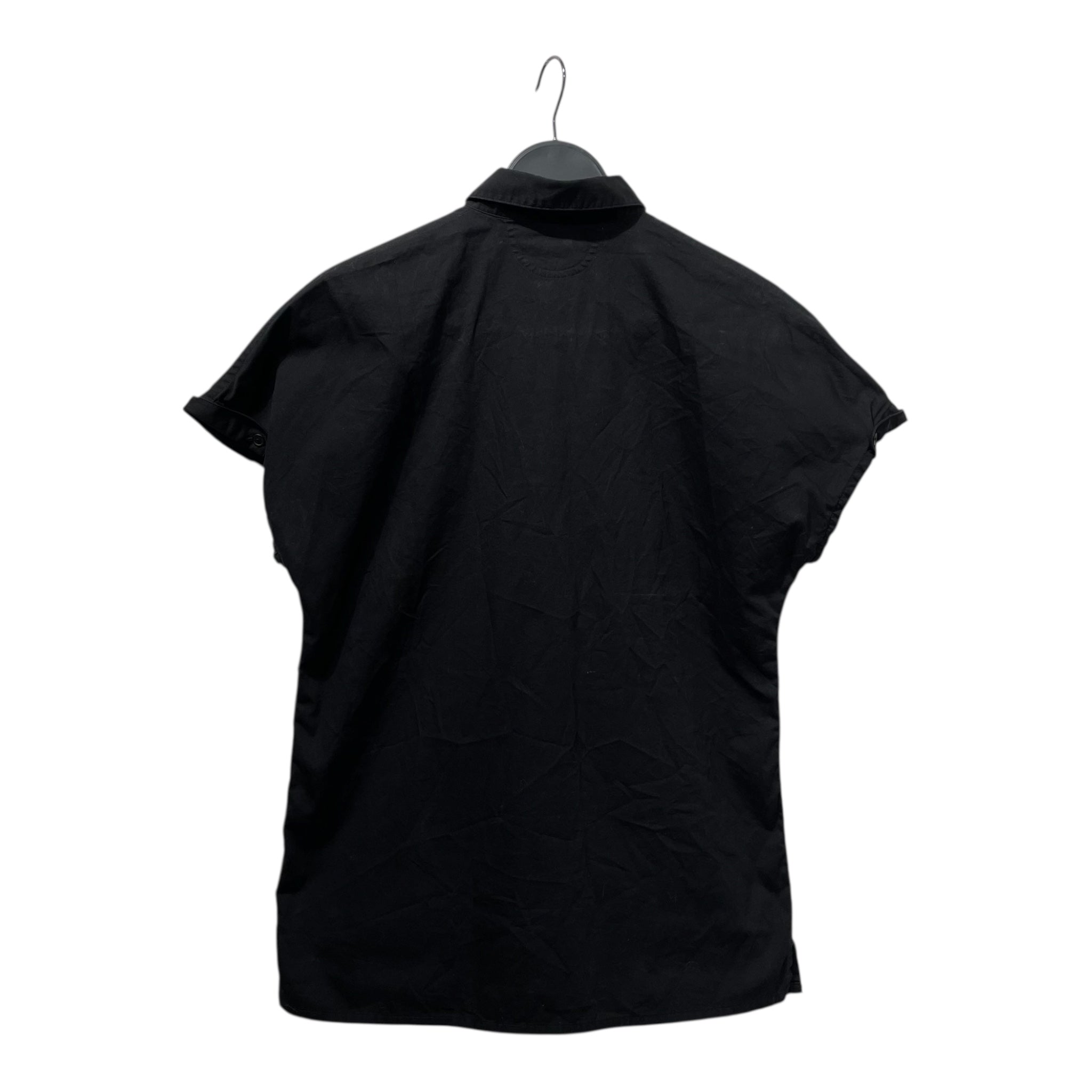 Helmut Lang/Shirt/S/Cotton/BLK/BAGGY TAPERED CUT view 2