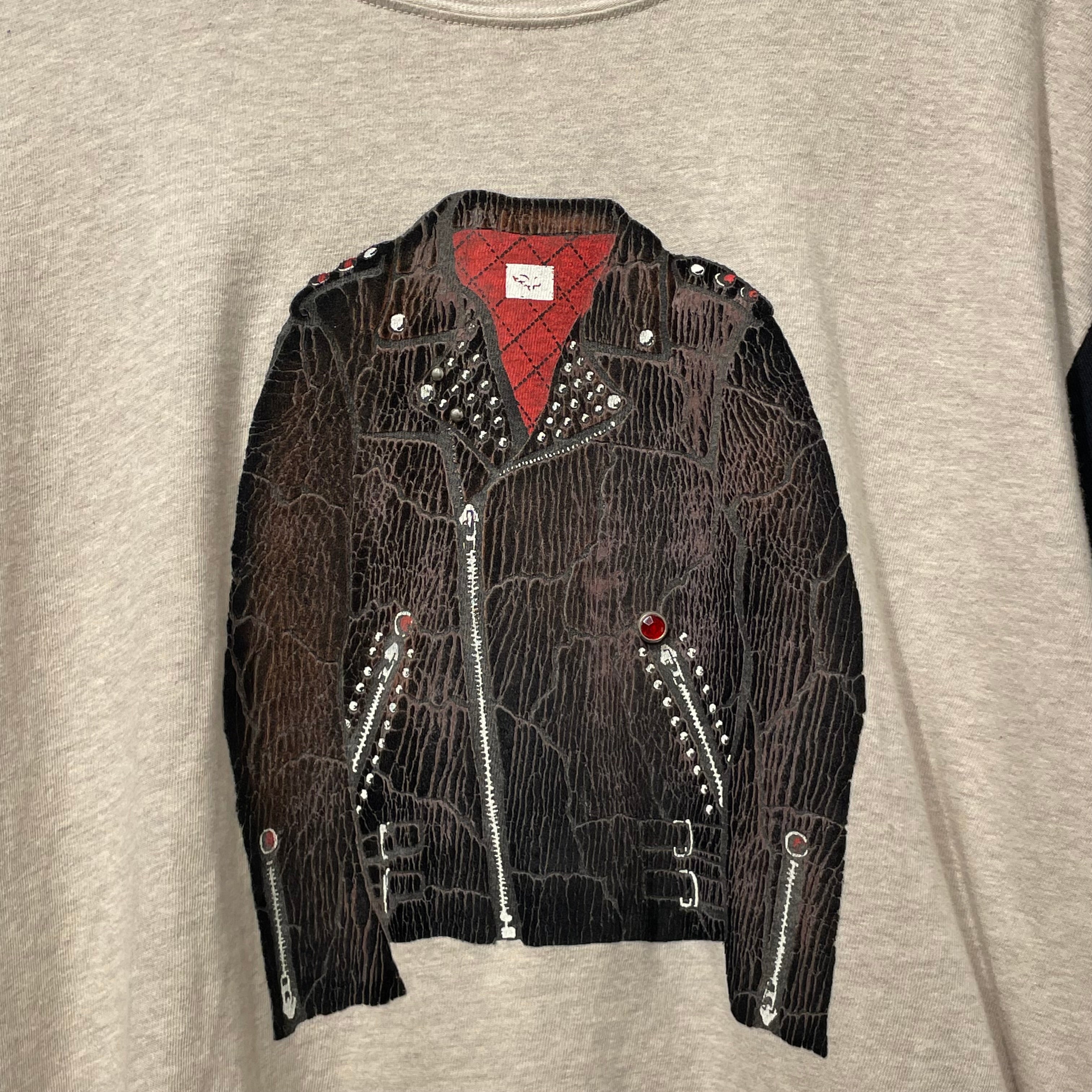 KAPITAL/LS T-Shirt/XL/Cotton/GRY/Graphic/TOO LOUD TOO BAD MOTO LS view 3