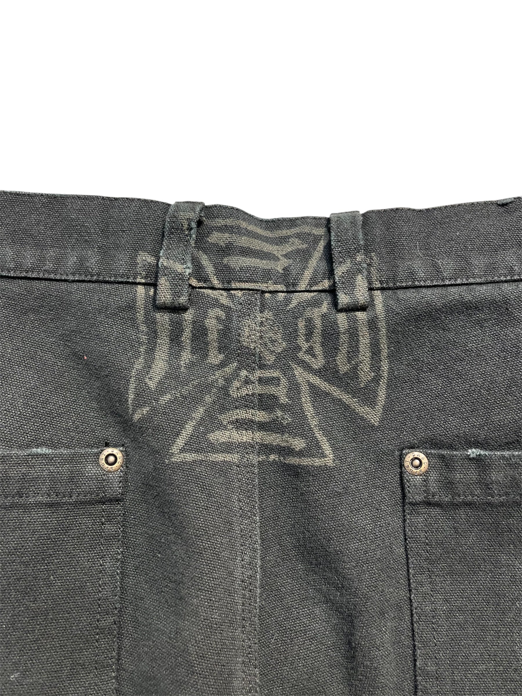 HARLEY DAVIDSON/DARCSPORT/Pants/32/Cotton/BLK/IRON CROSS WOLVES DOUBLE KNEE view 7