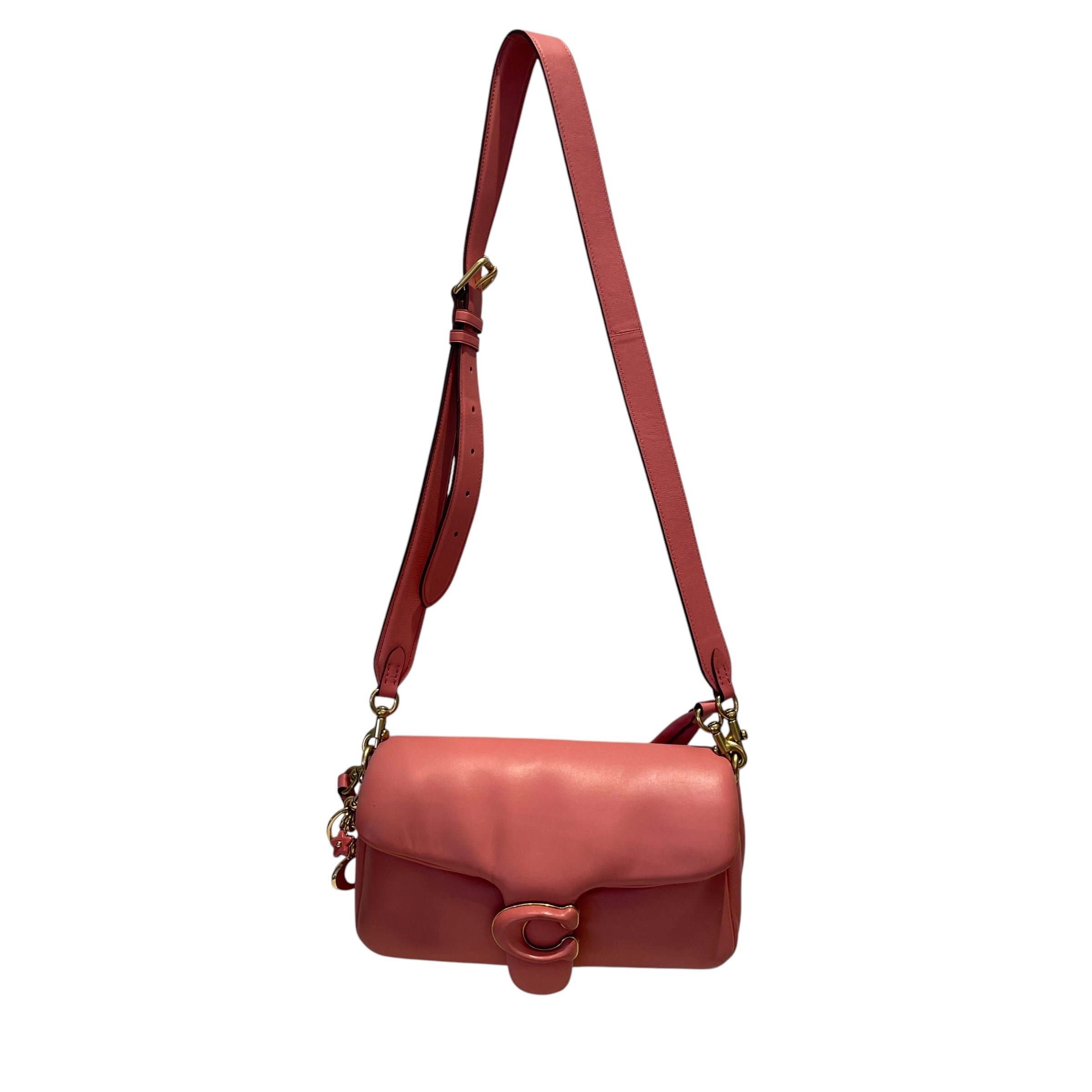 COACH/Cross Body Bag/Leather/PNK/PILLOW TABBY SHOULDER BAG view 1