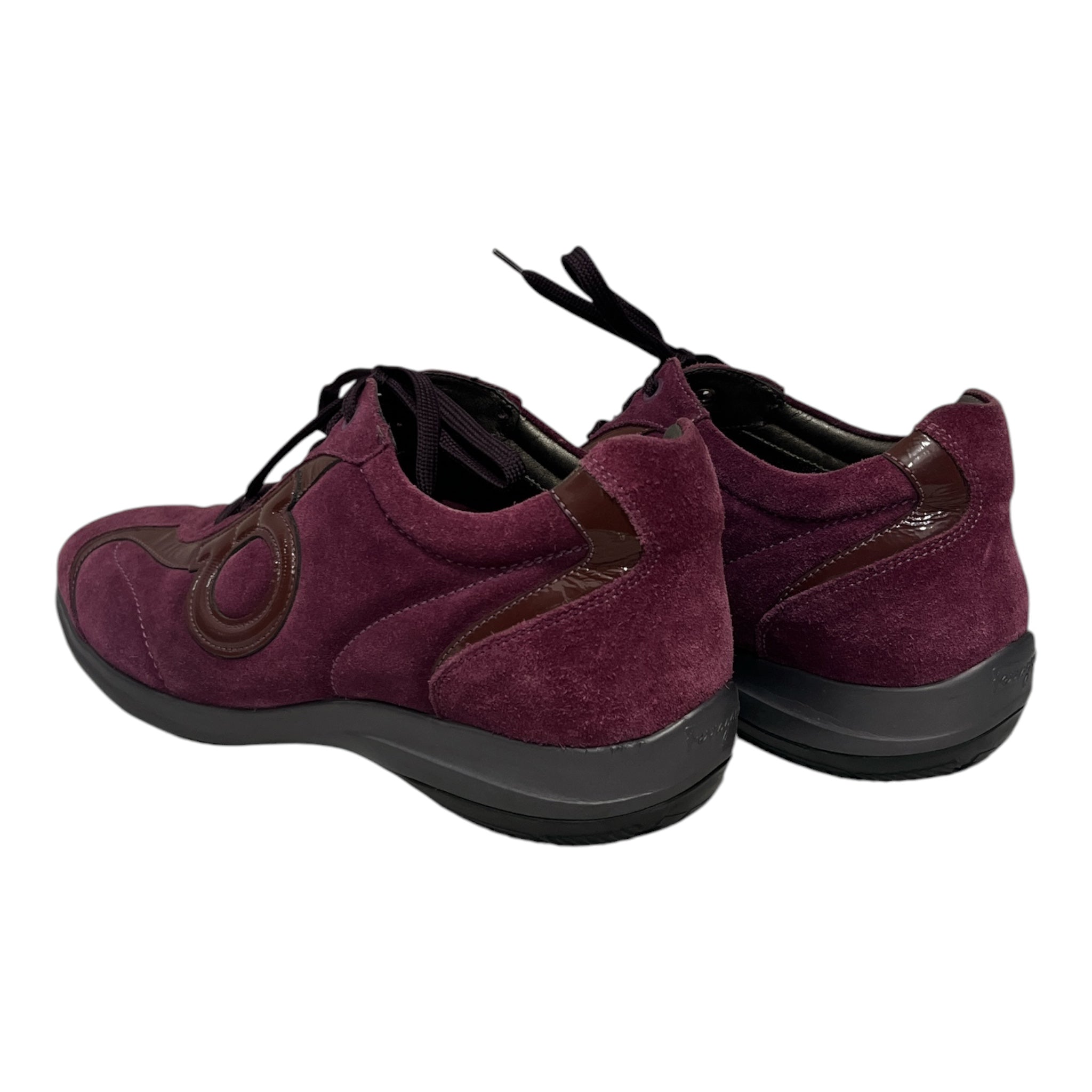 Salvatore Ferragamo/Low-Sneakers/US 9.5/Suede/PPL/2000S SUEDE view 2