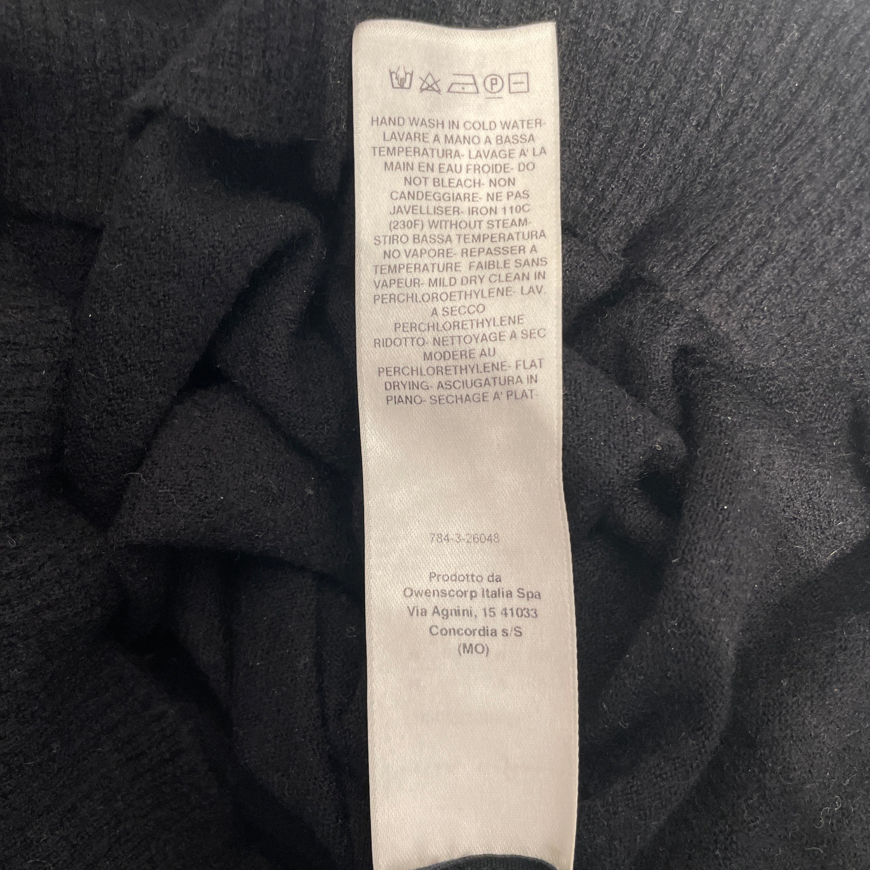 Rick Owens/Tops/M/Wool/BLK/porterville 24 ls view 4
