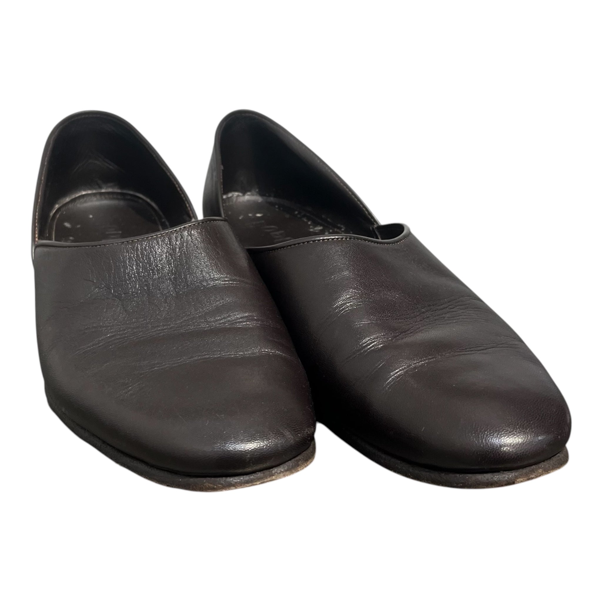 BODE/Dress Shoes/EU 43/Leather/BRW/HOUSE SHOE DARK SLIP ONS view 1