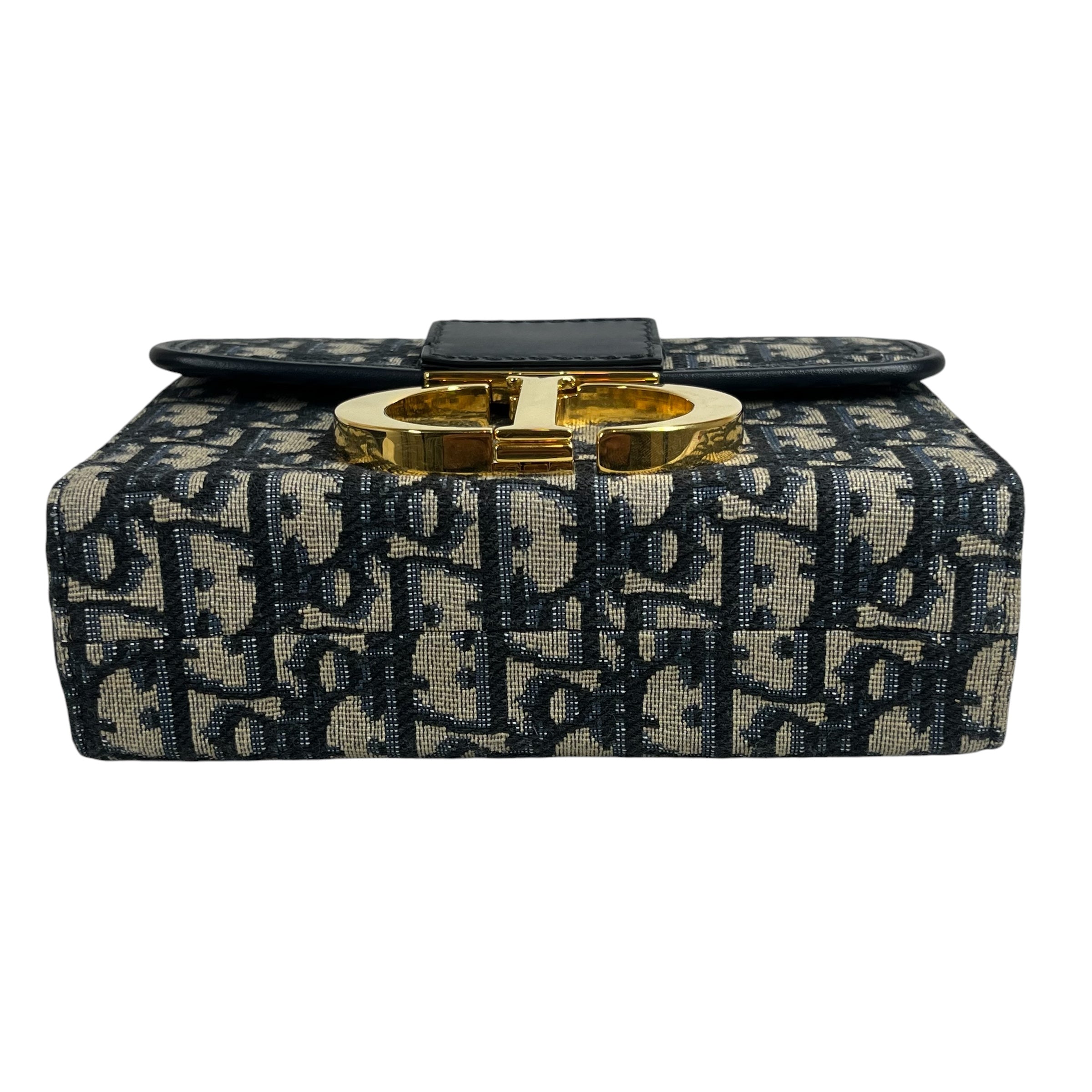 Christian Dior/Hand Bag/All Over Print/Cotton/NVY/Jacquard Montaigne Box Bag view 3