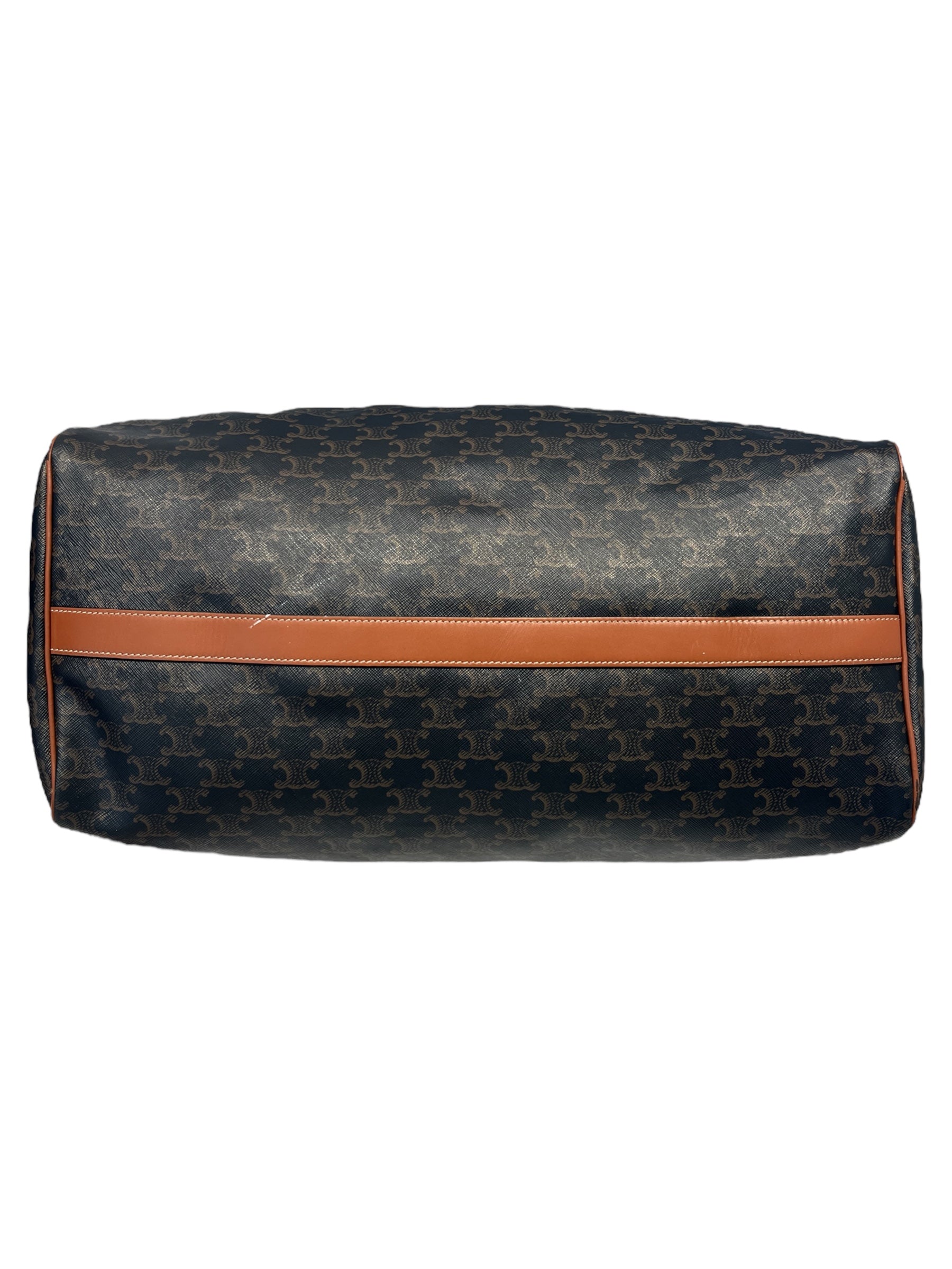 CELINE/Luggage/Monogram/Leather/BRW/CELINE NAS MINI DUFFEL view 3