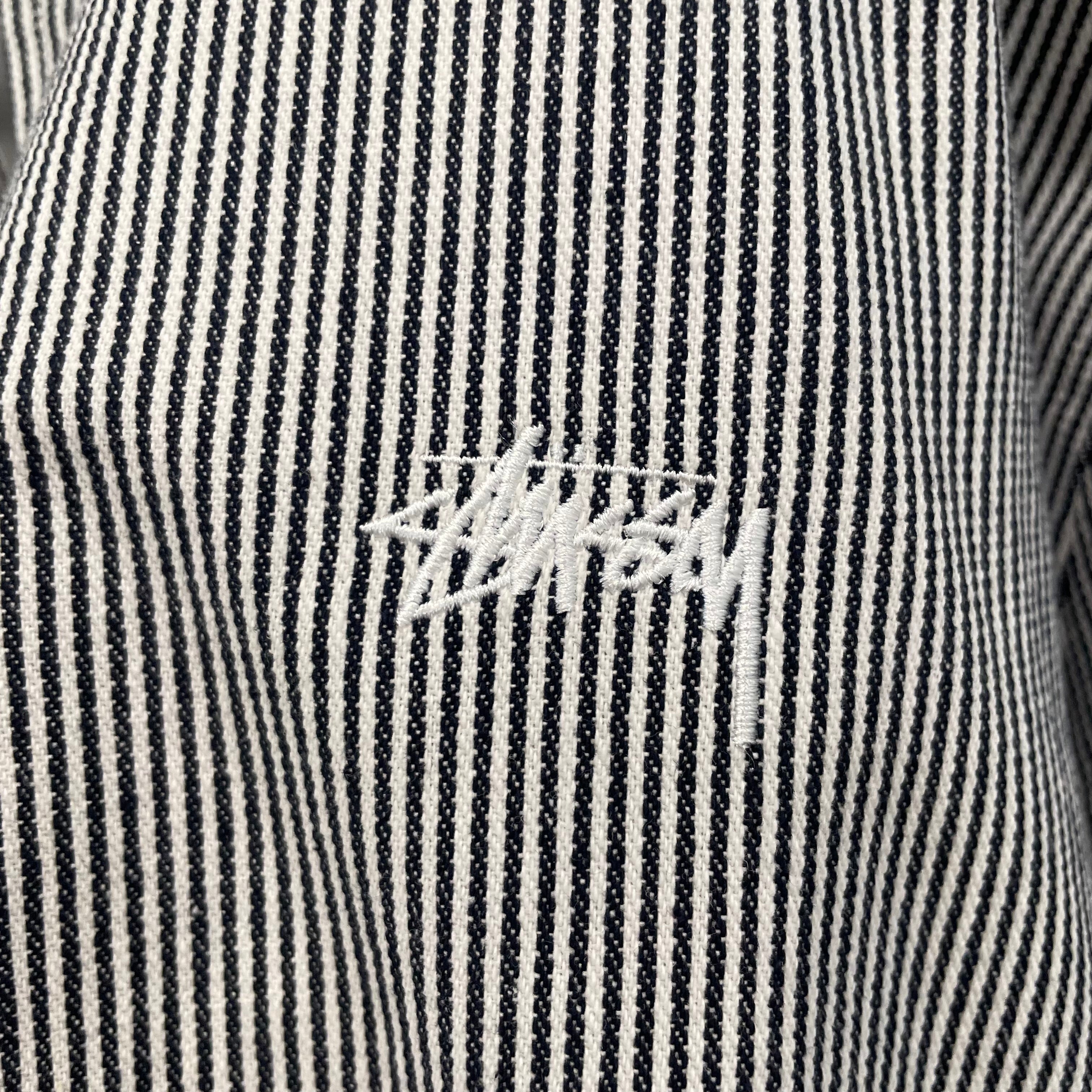 STUSSY/Jacket/S/Black/Cotton/Stripe/ view 7