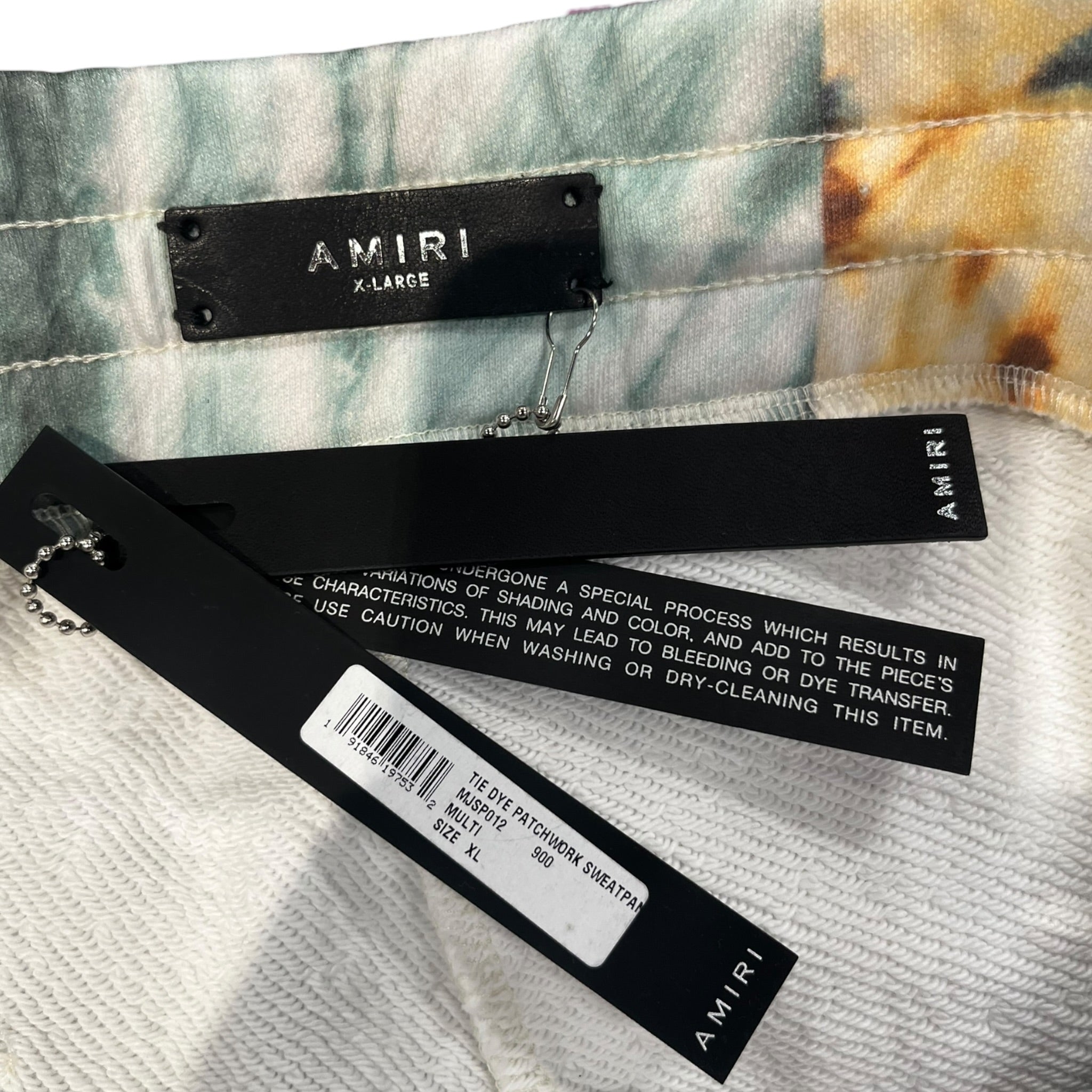 AMIRI/Pants/XL/Cotton/MLT/All Over Print/Tie Dye Patchwork Sweatpants view 3