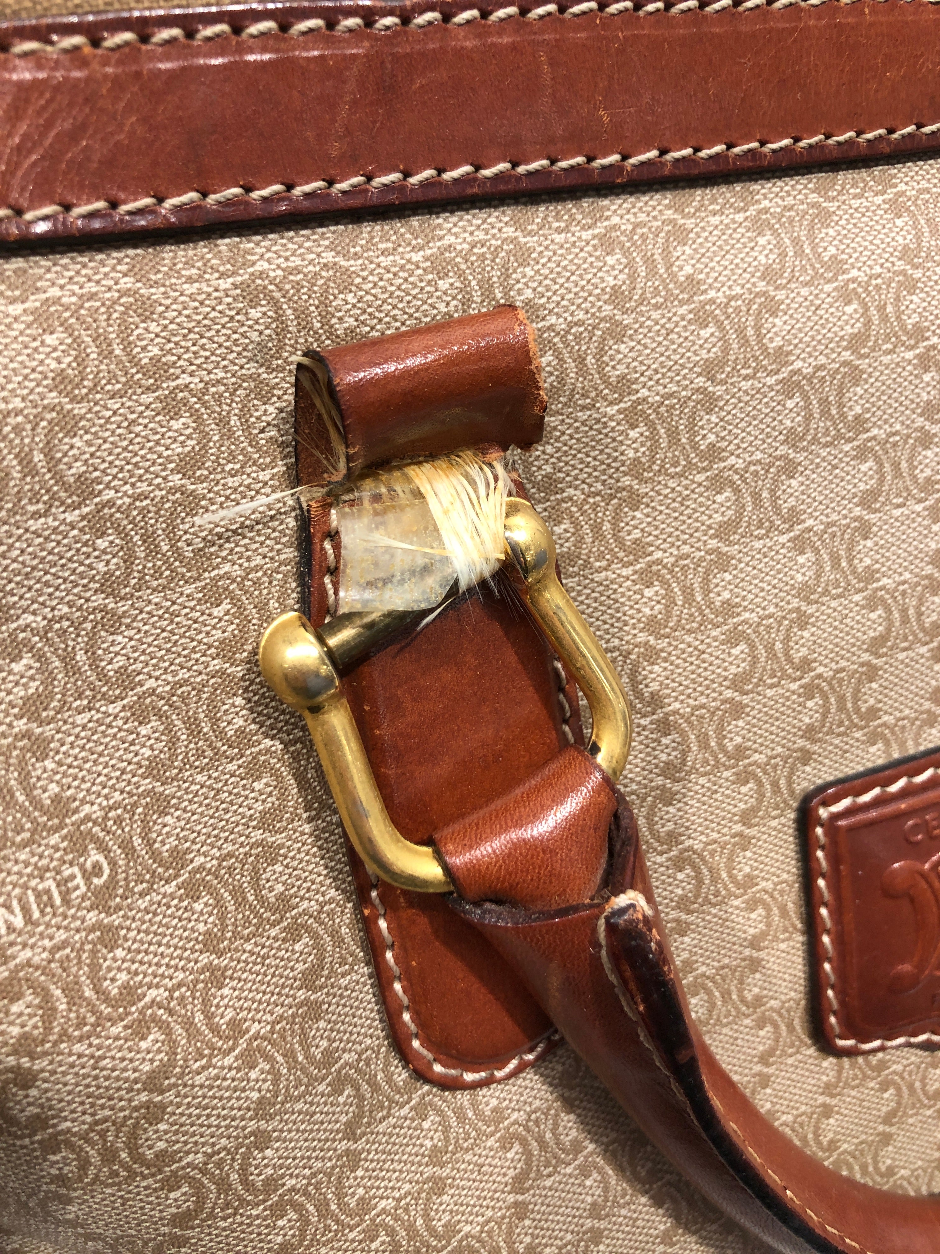 CELINE/Hand Bag/All Over Print/Leather/BEG/ view 8