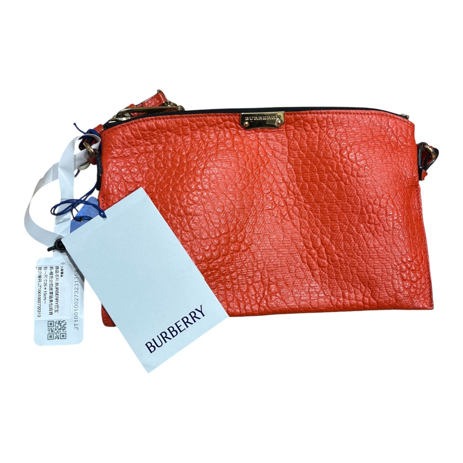BURBERRY/Cross Body Bag/S/Leather/ORN/PEYTON GRAINED LEATHER view 3