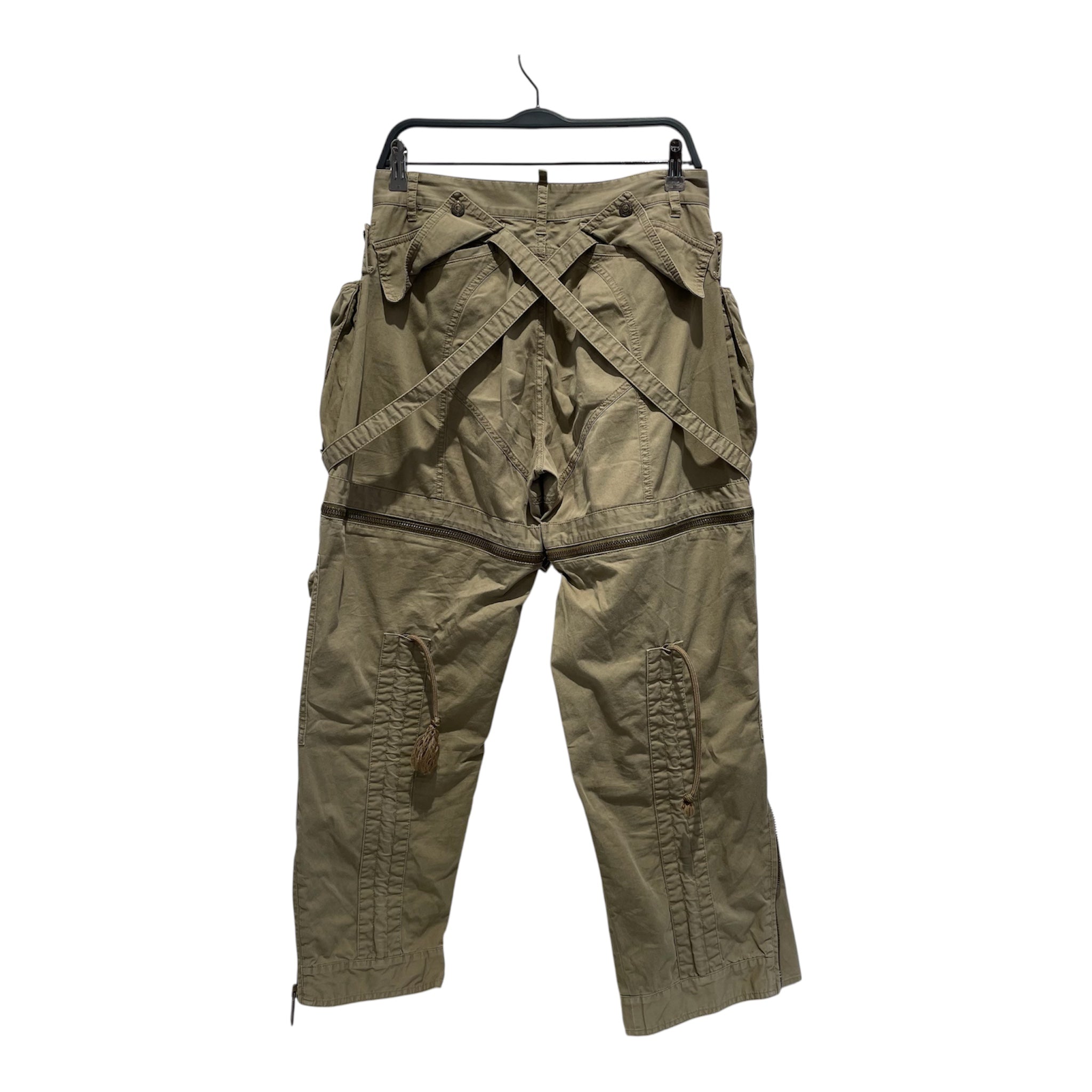 DSQUARED2/Cargo Pants/38/Cotton/GRN/Zipped Cargo Trousers view 2
