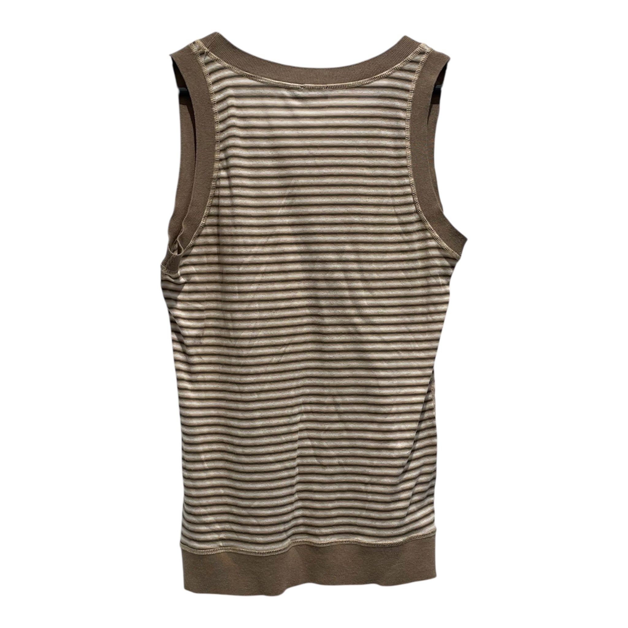 D&G/Tank Top/L/Cotton/BEG/Stripe/GREEN CREAM STRIPE view 2